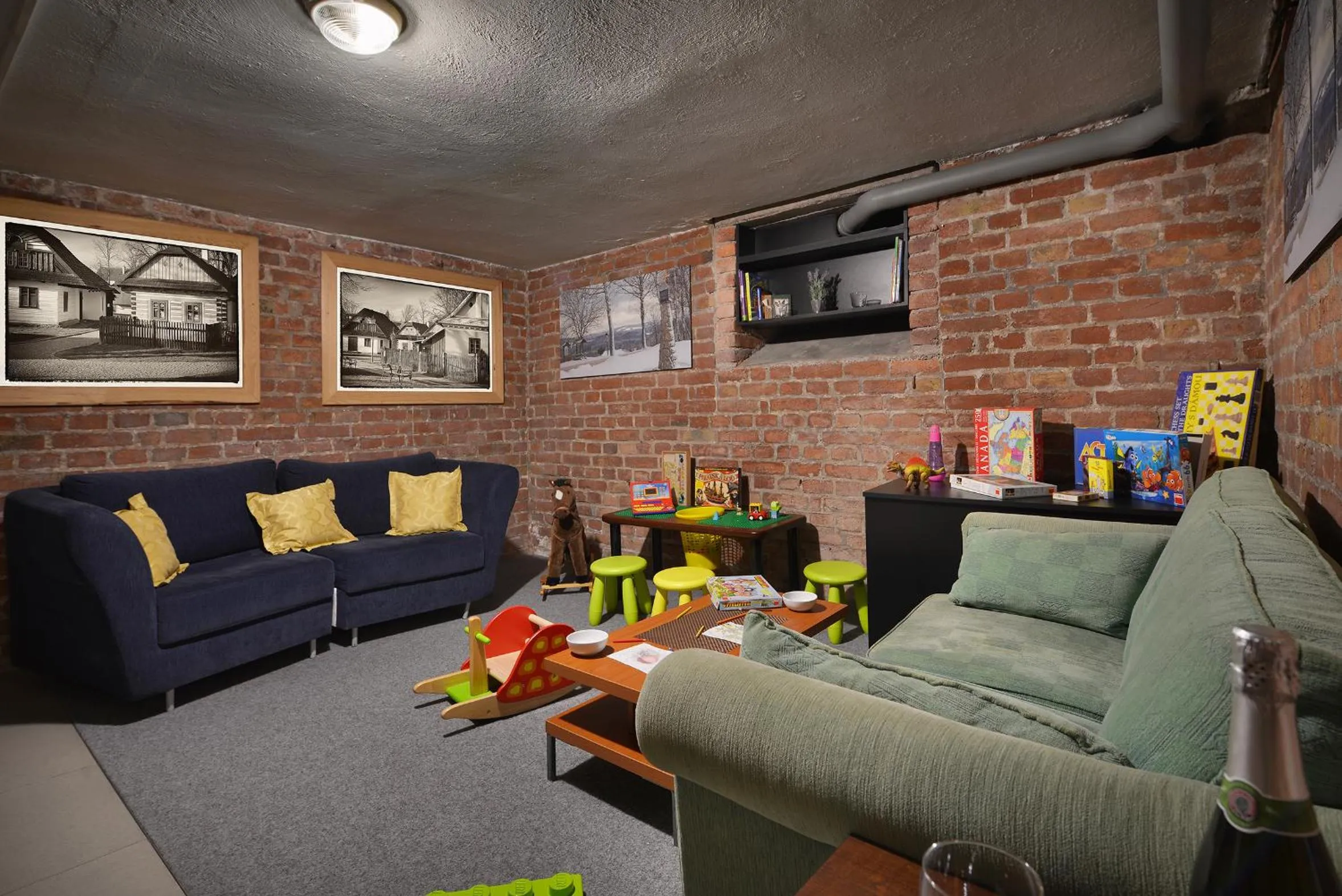 Game Room in Vysocina Design Apartments