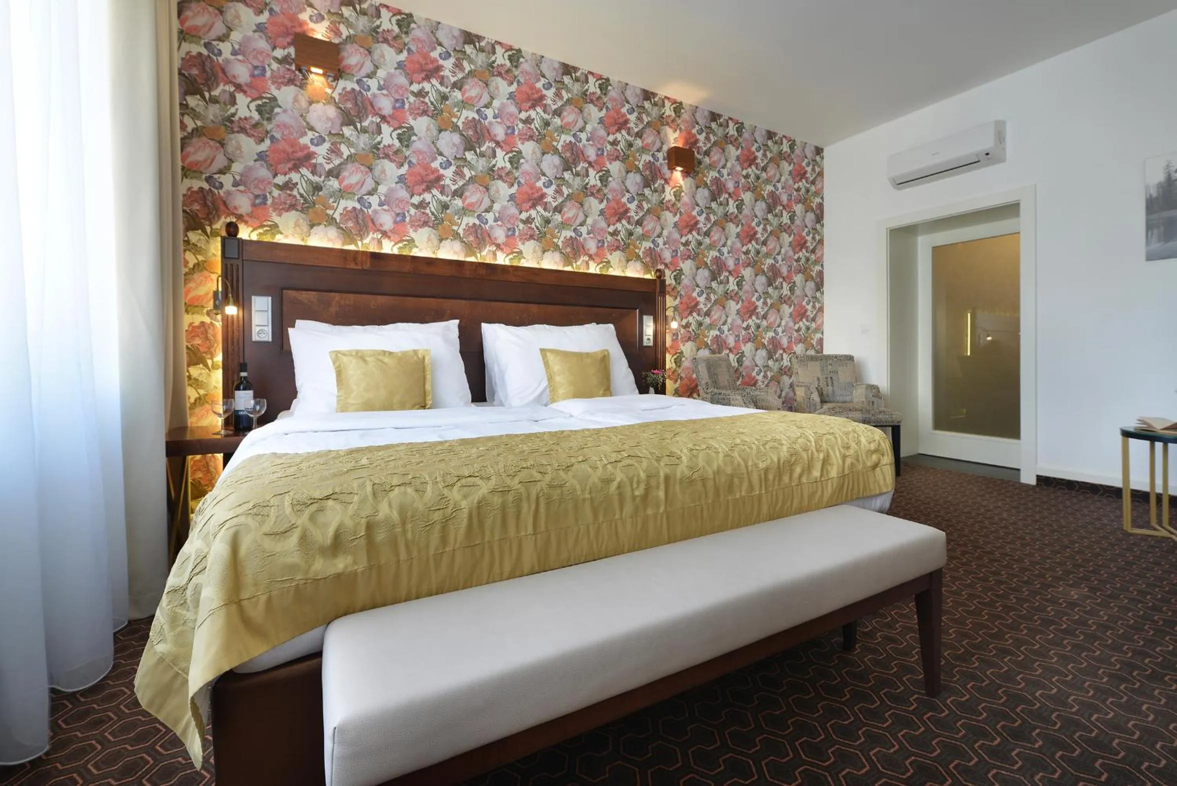 Bedroom, Bed in Vysocina Design Apartments