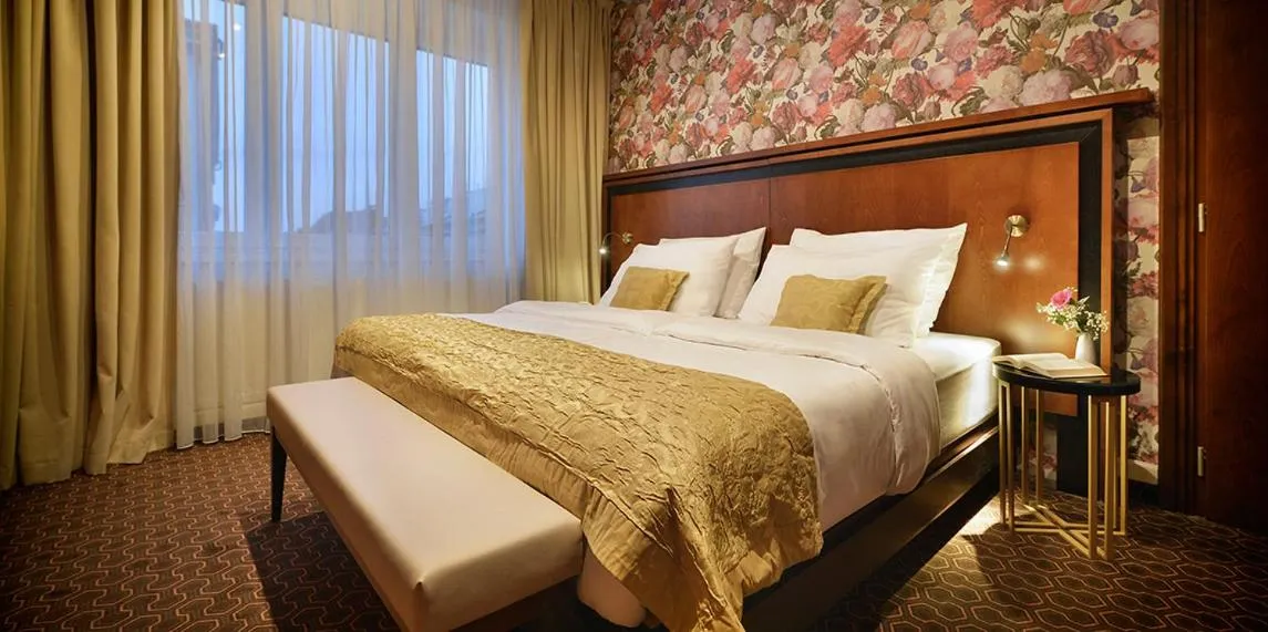 Bed in Vysocina Design Apartments