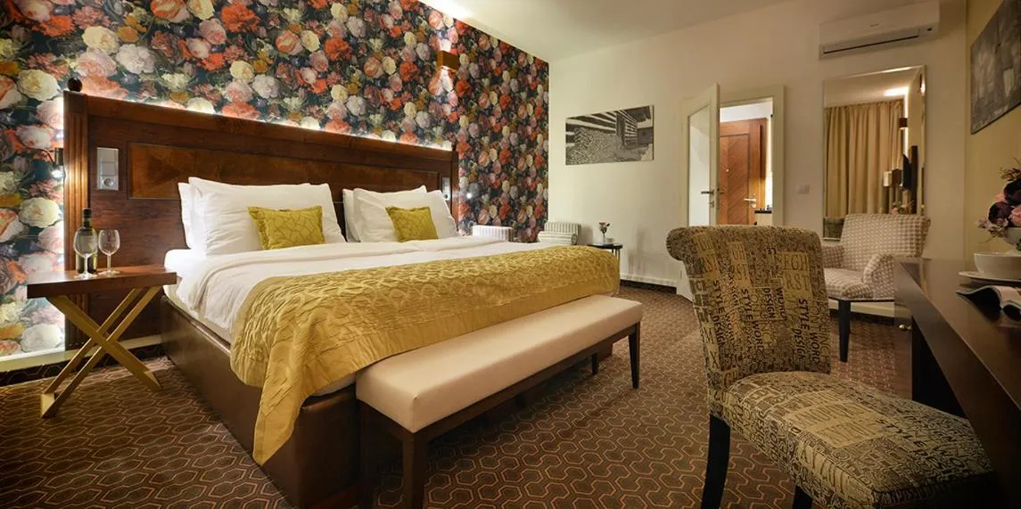 Bed in Vysocina Design Apartments