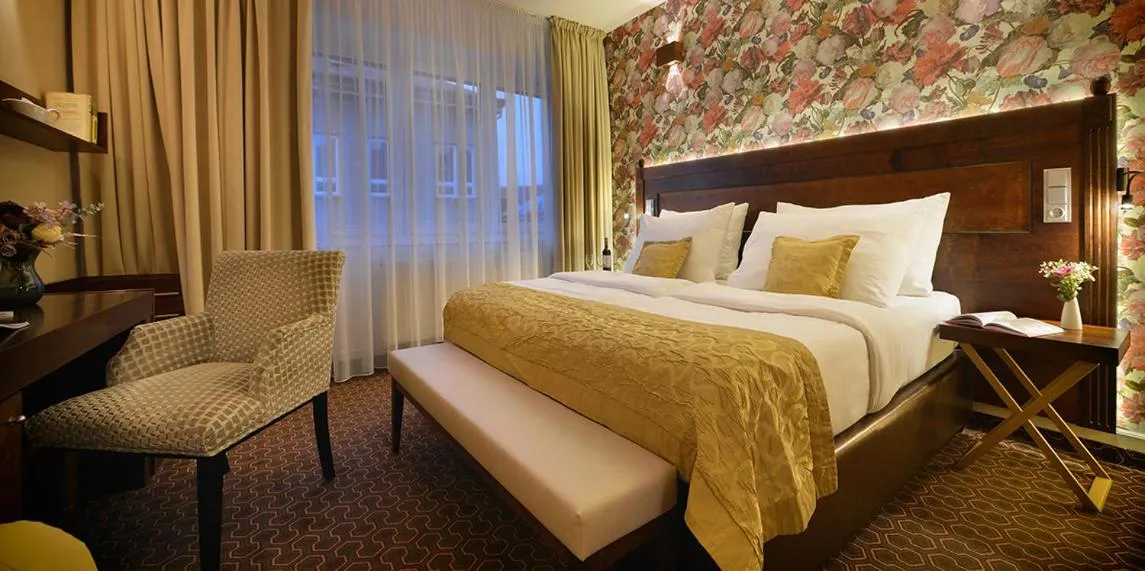 Bedroom, Bed in Vysocina Design Apartments