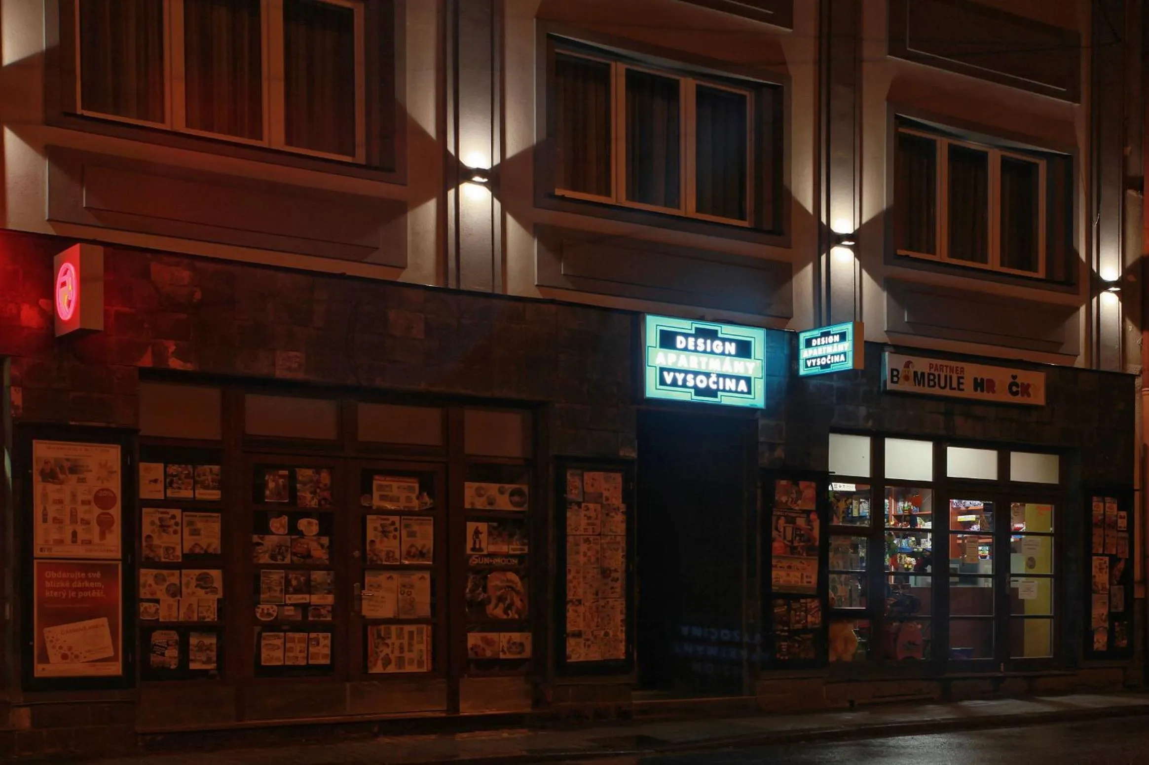 Facade/entrance in Vysocina Design Apartments