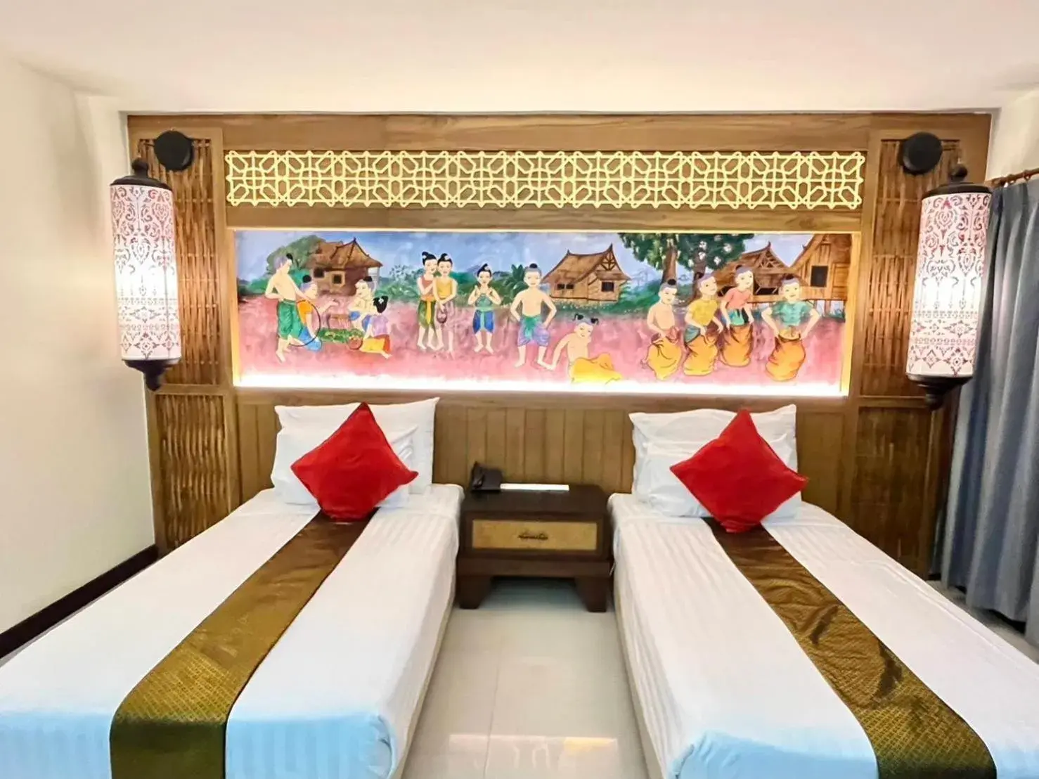 Grand Lanna Twin Room in Nak Nakara Hotel Grand Lanna Twin Room in Nak Nakara Hotel