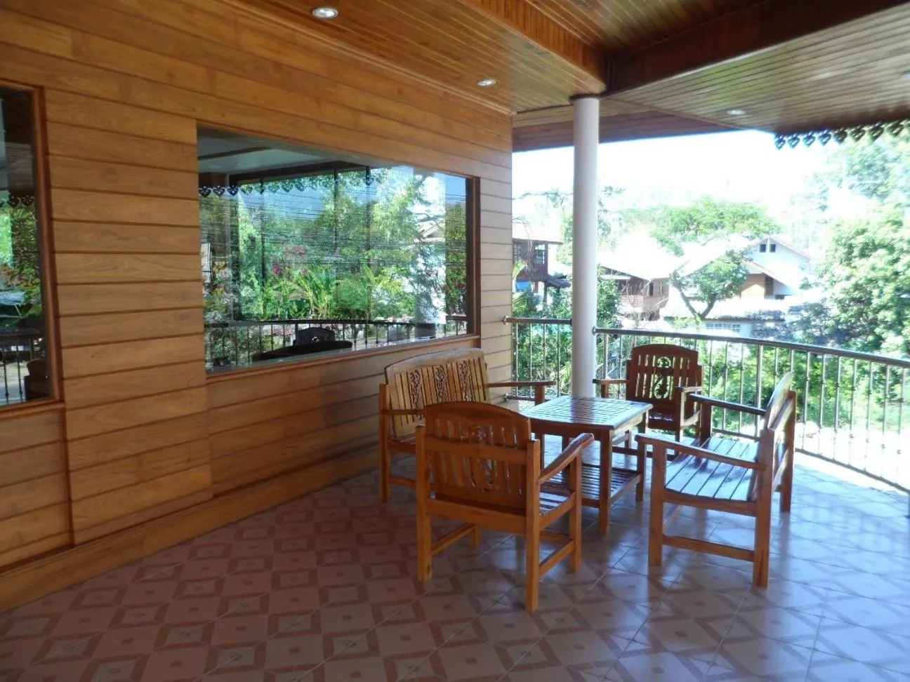 Balcony/Terrace in Baan Rom Mai