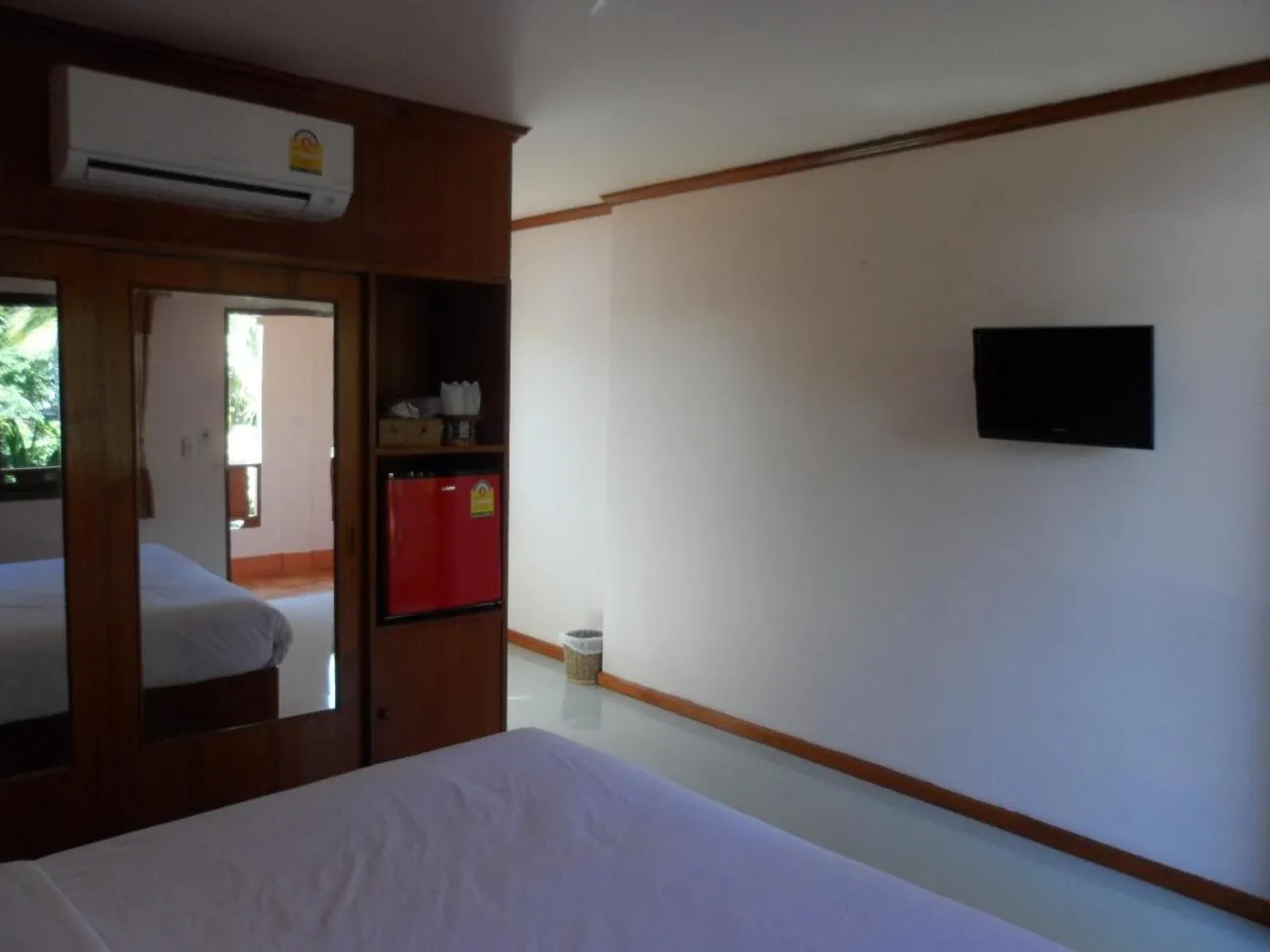 Bedroom, Bed in Baan Rom Mai