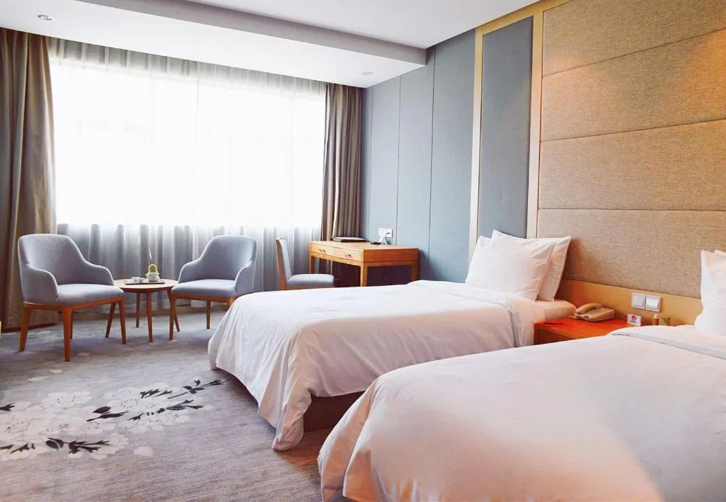 Bed in Gubei Garden Hotel Shanghai Hongqiao