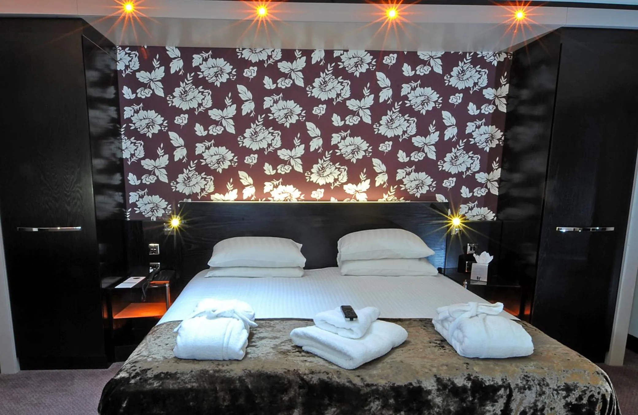 Bed in The BlueBell Hotel