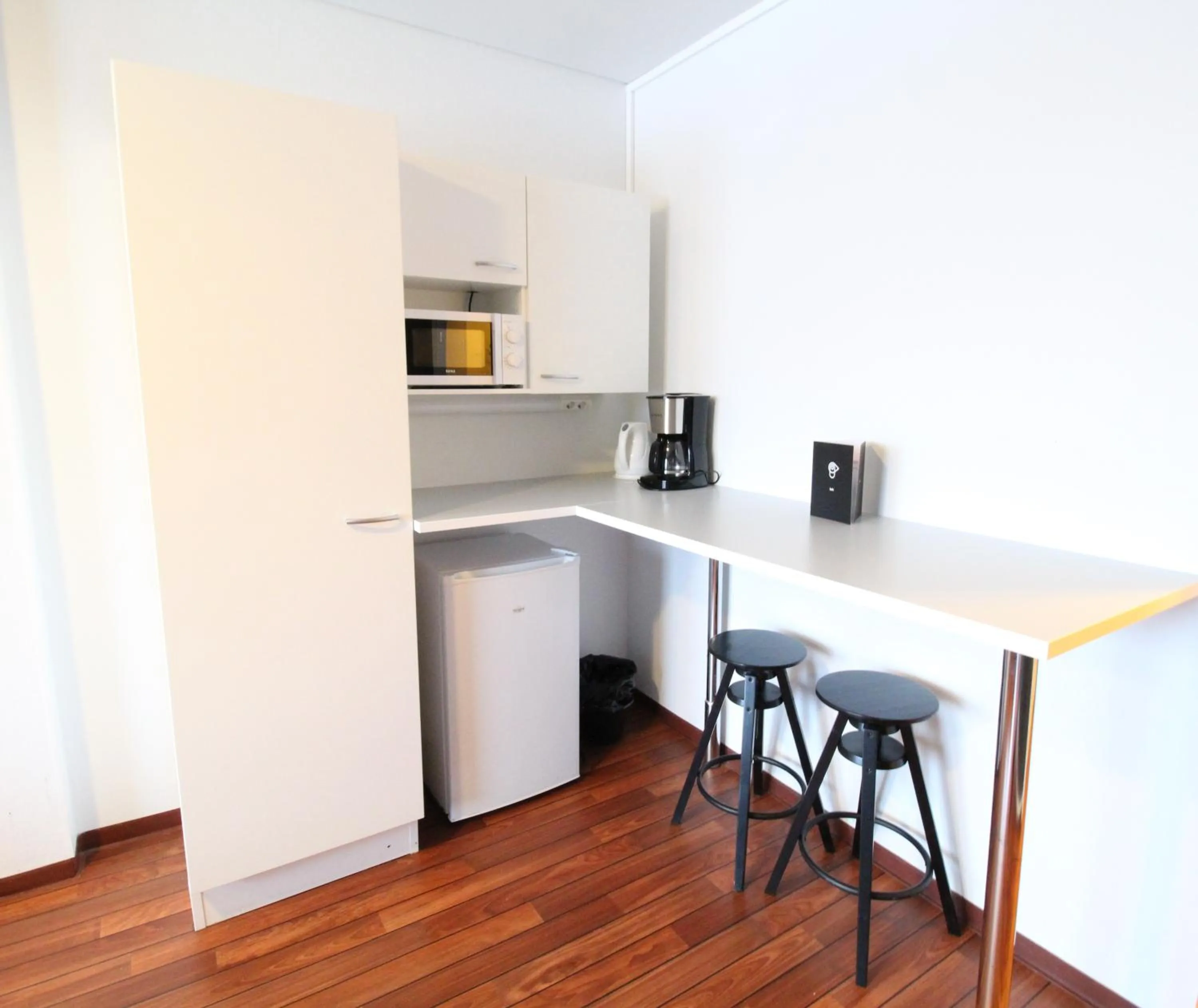 Kitchen or kitchenette in Forenom Aparthotel Lahti