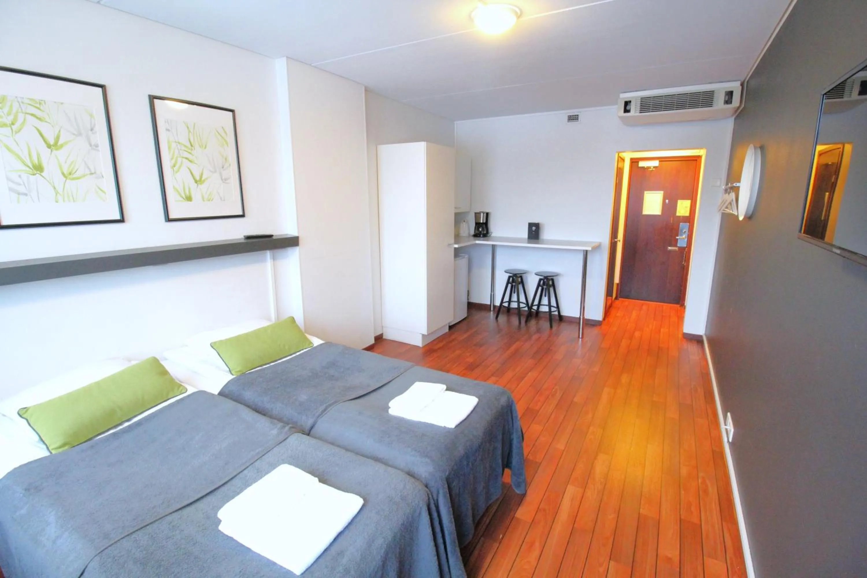 Photo of the whole room, Bed in Forenom Aparthotel Lahti