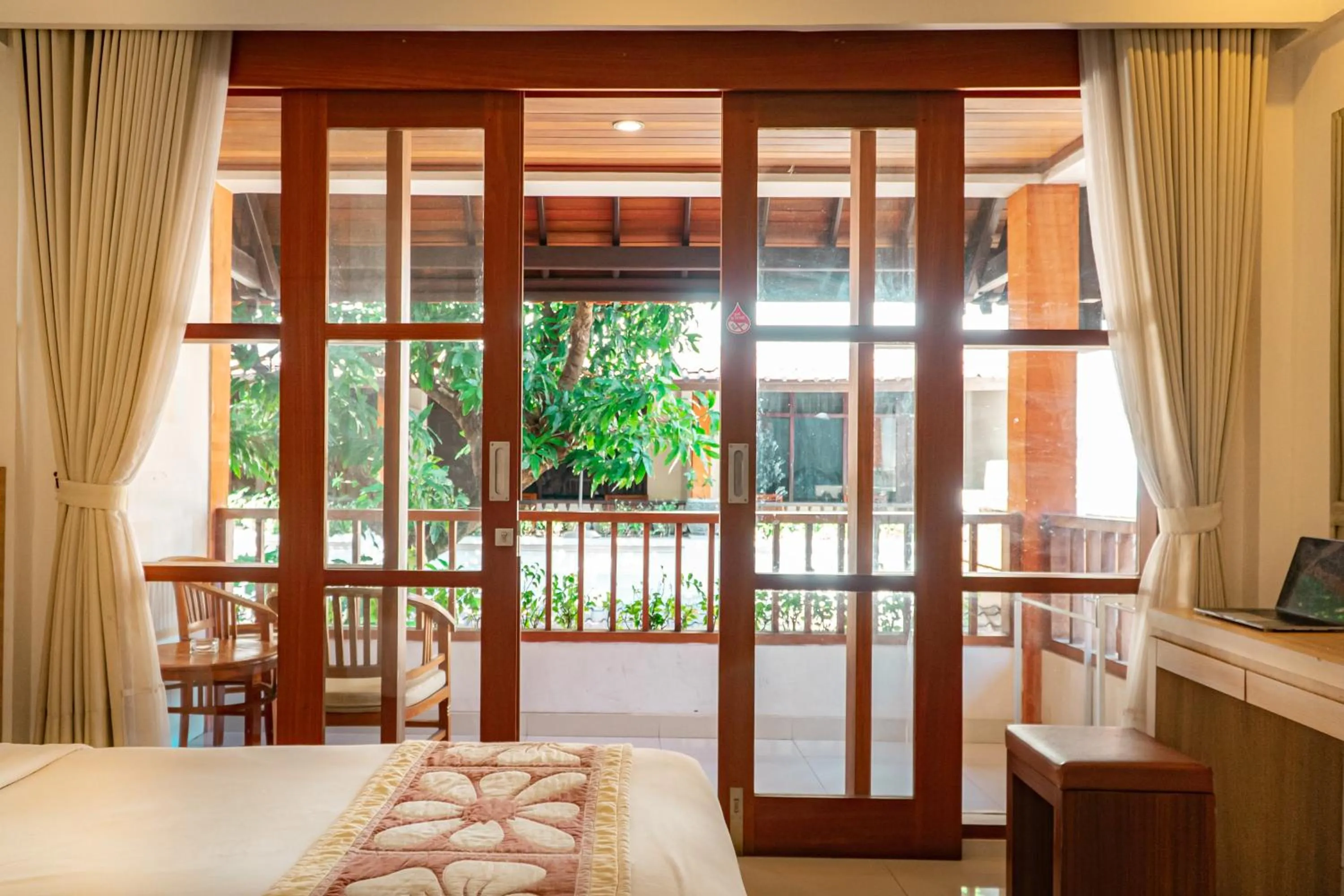 View (from property/room), Bed in Bali Summer Hotel by Amerta