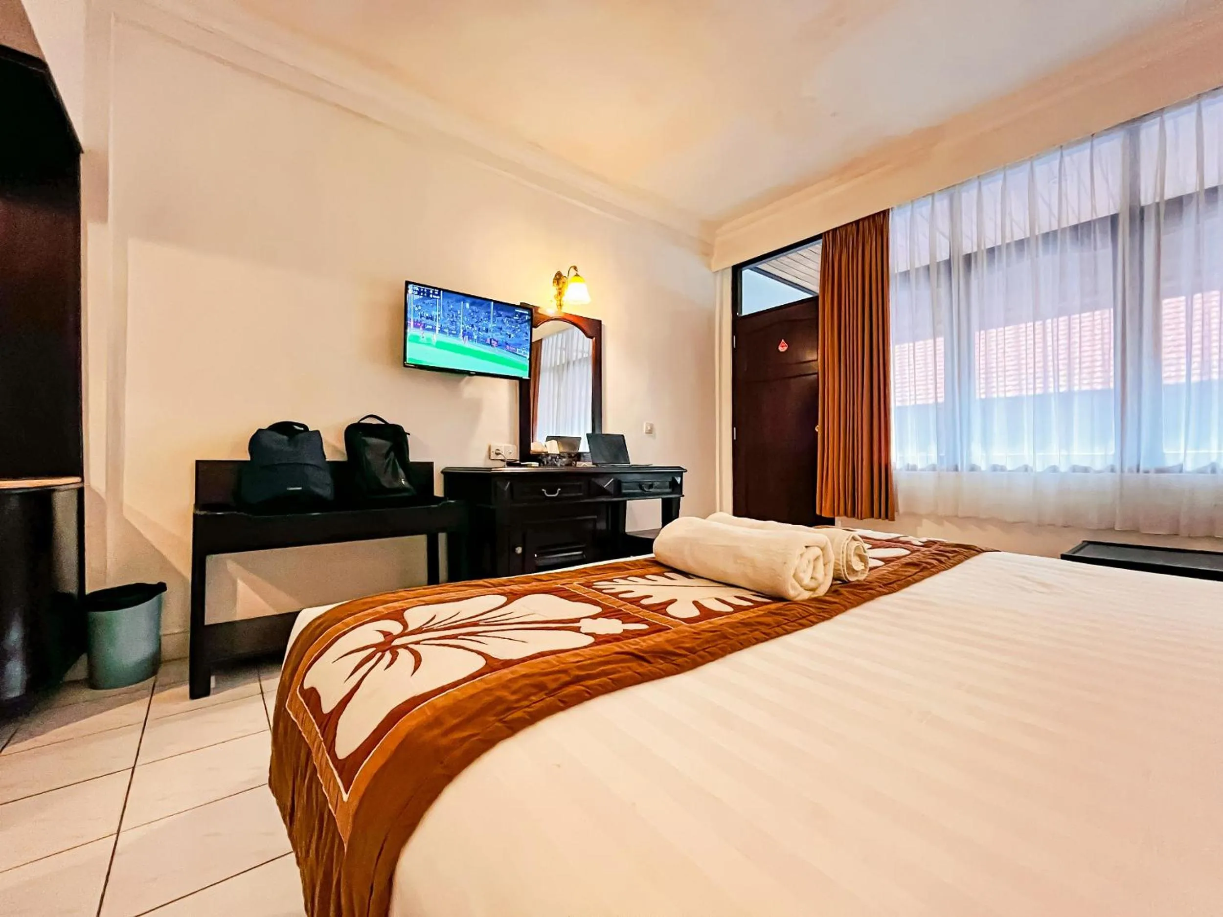 Bedroom, Bed in Bali Summer Hotel by Amerta