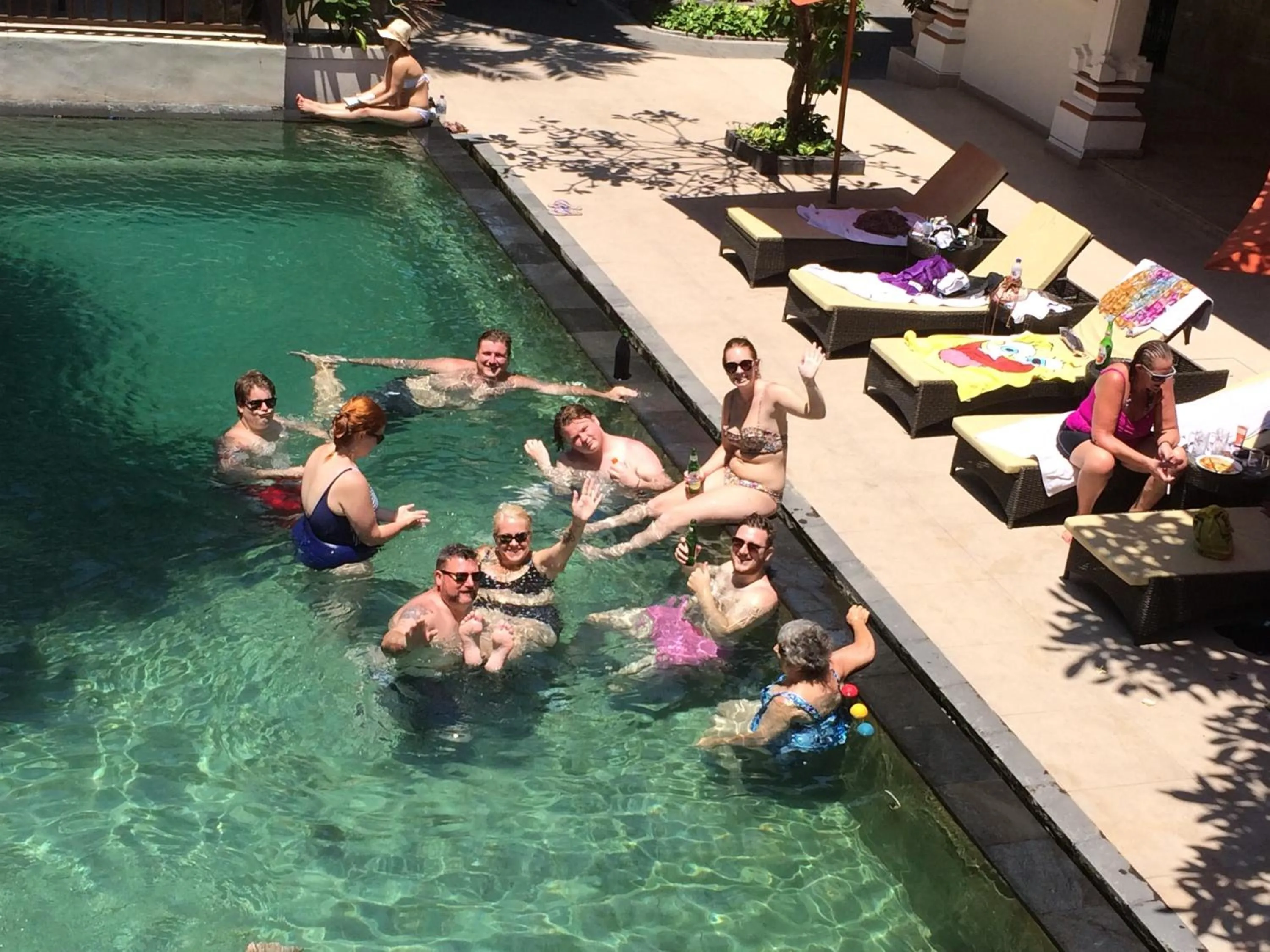 People in Bali Summer Hotel by Amerta