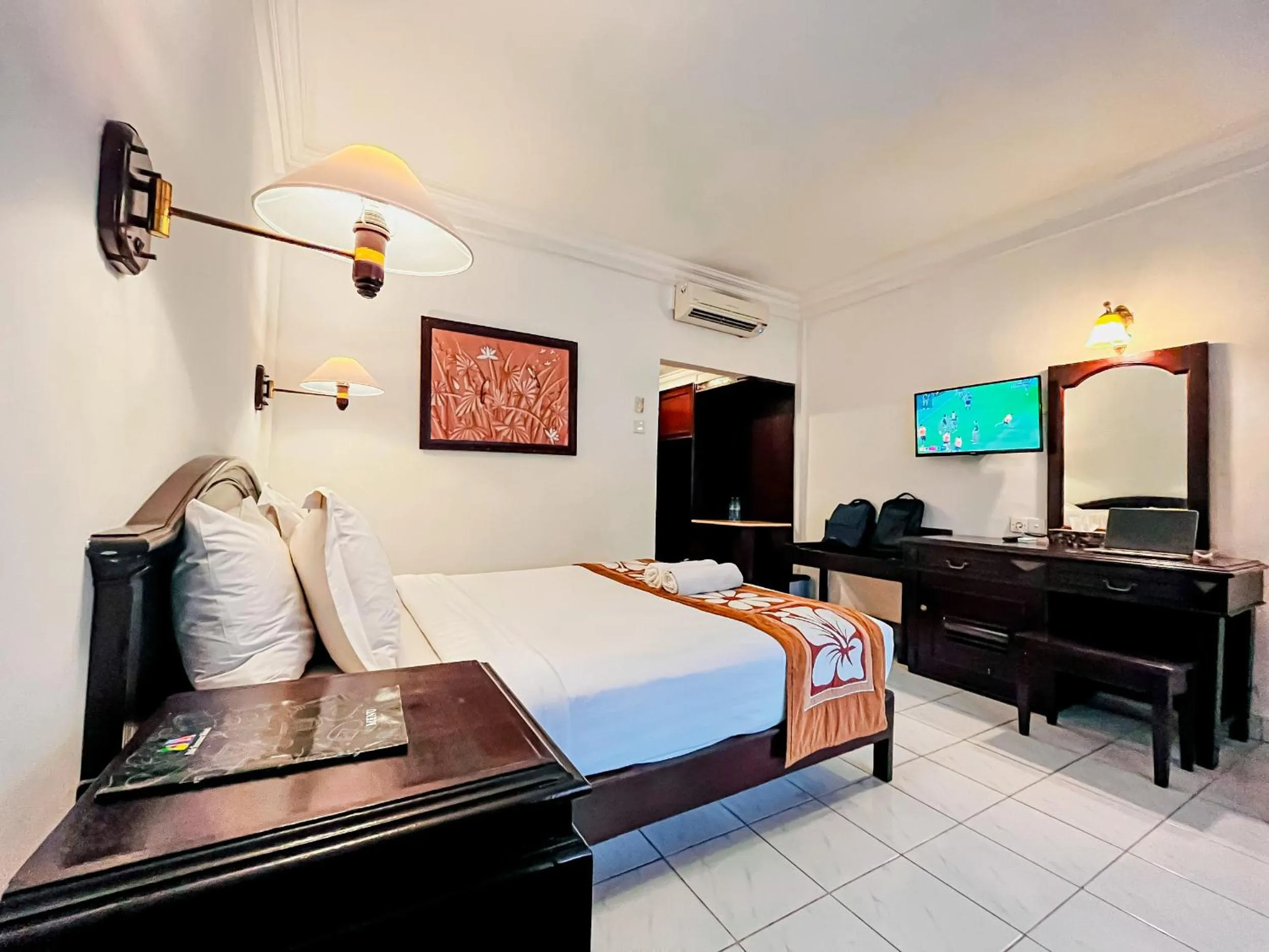 Bedroom, Bed in Bali Summer Hotel by Amerta