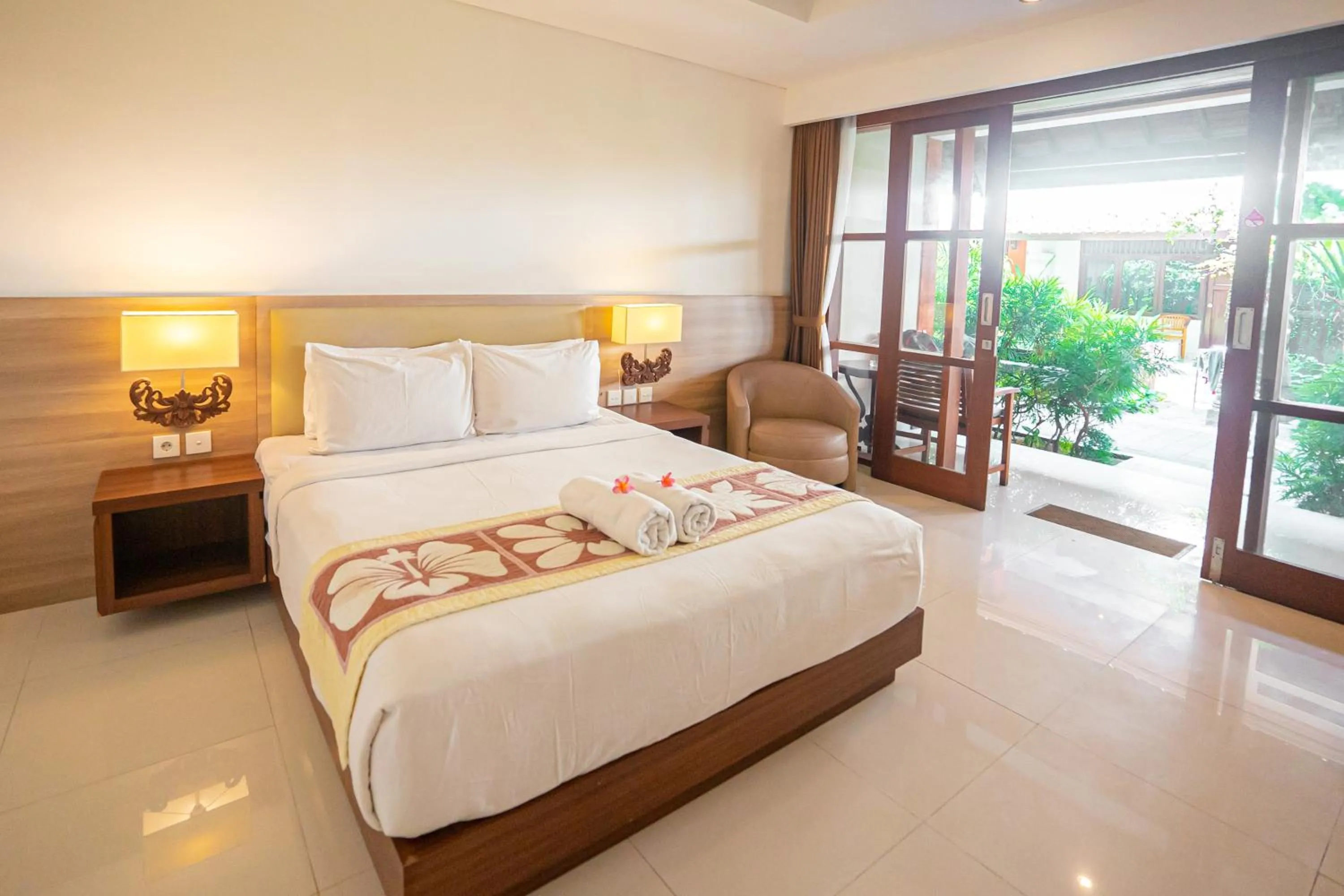 Bed in Bali Summer Hotel by Amerta