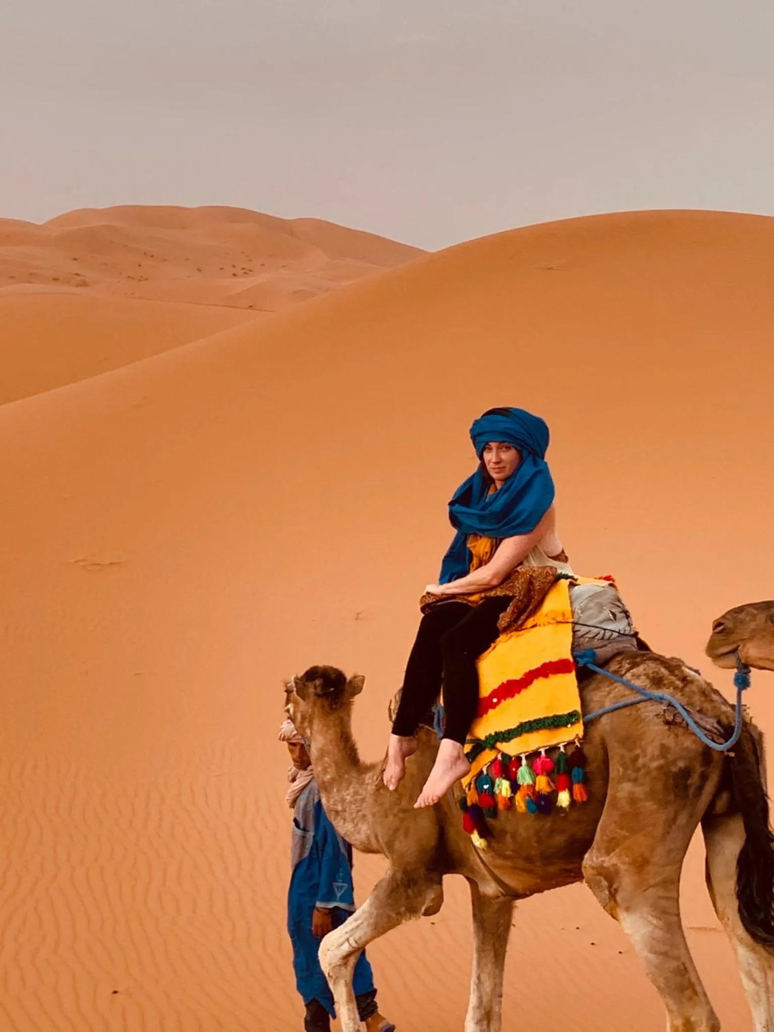 People in Sahara wellness camp