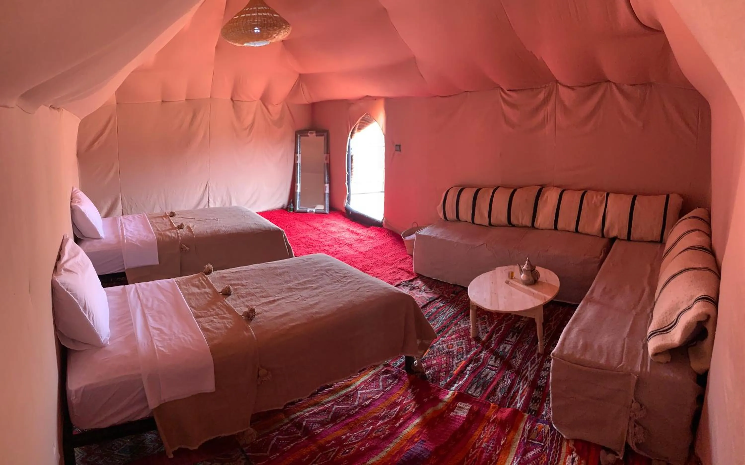 Bed in Sahara wellness camp