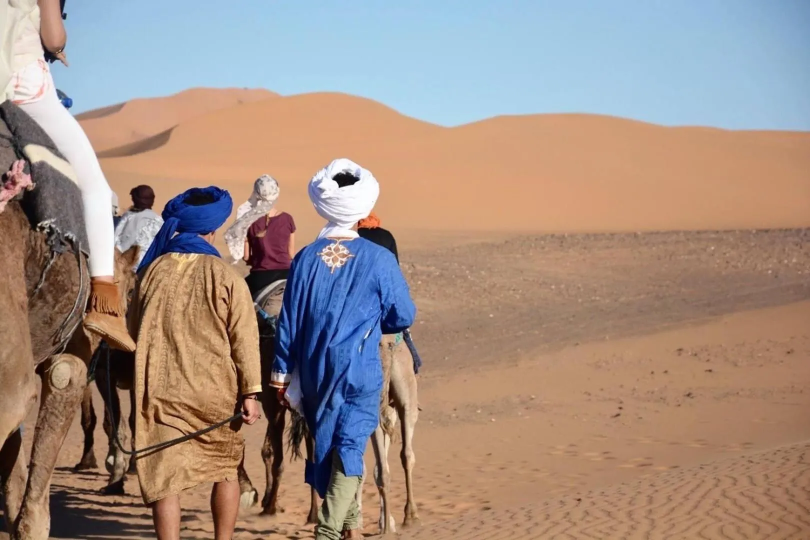 People in Sahara wellness camp