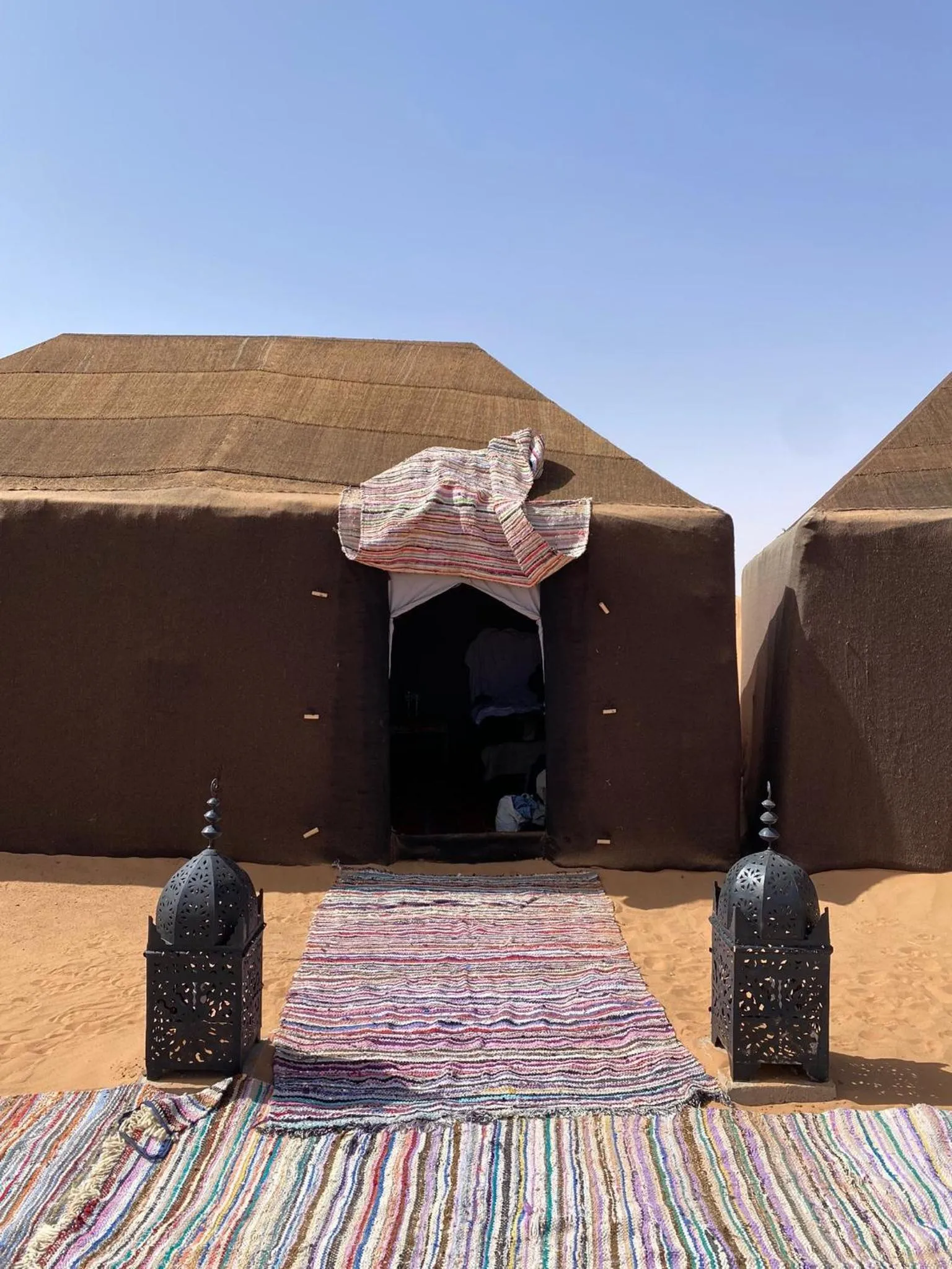 Facade/entrance in Sahara wellness camp