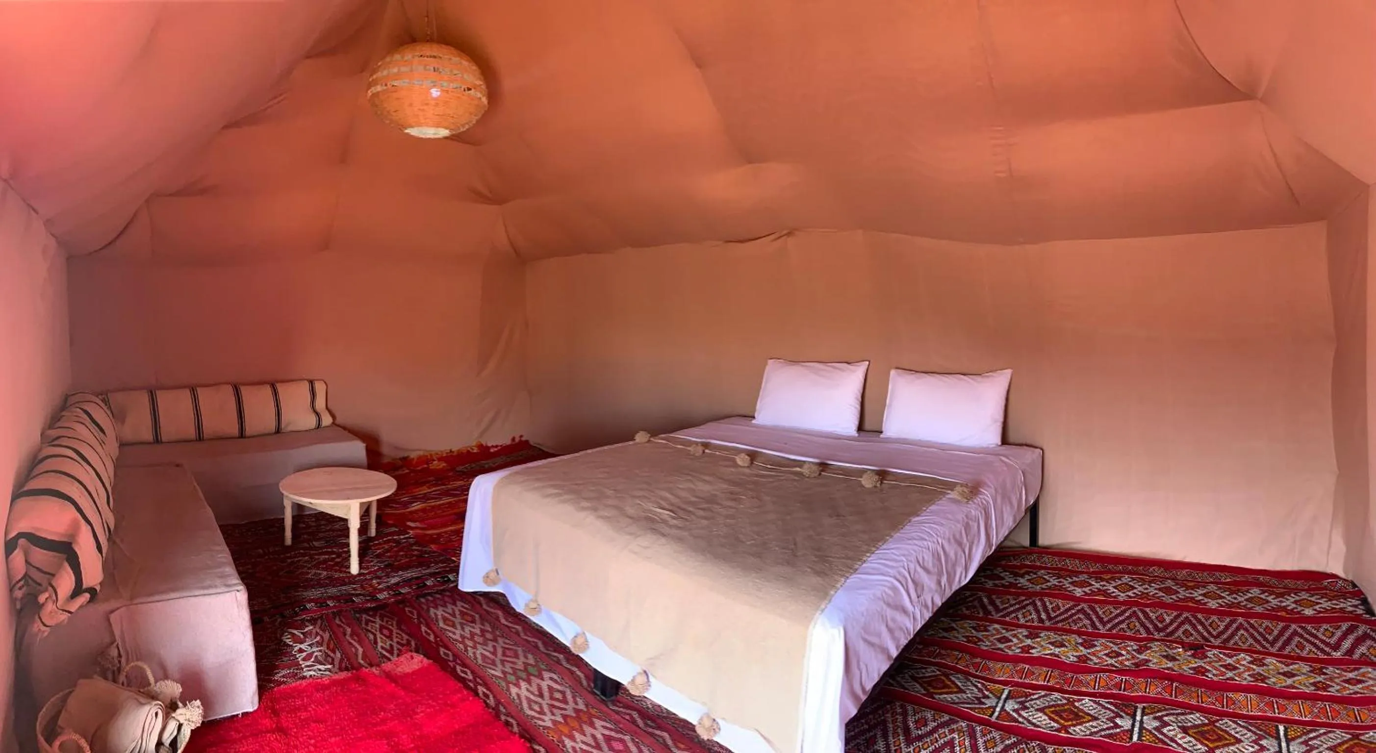 Bed in Sahara wellness camp