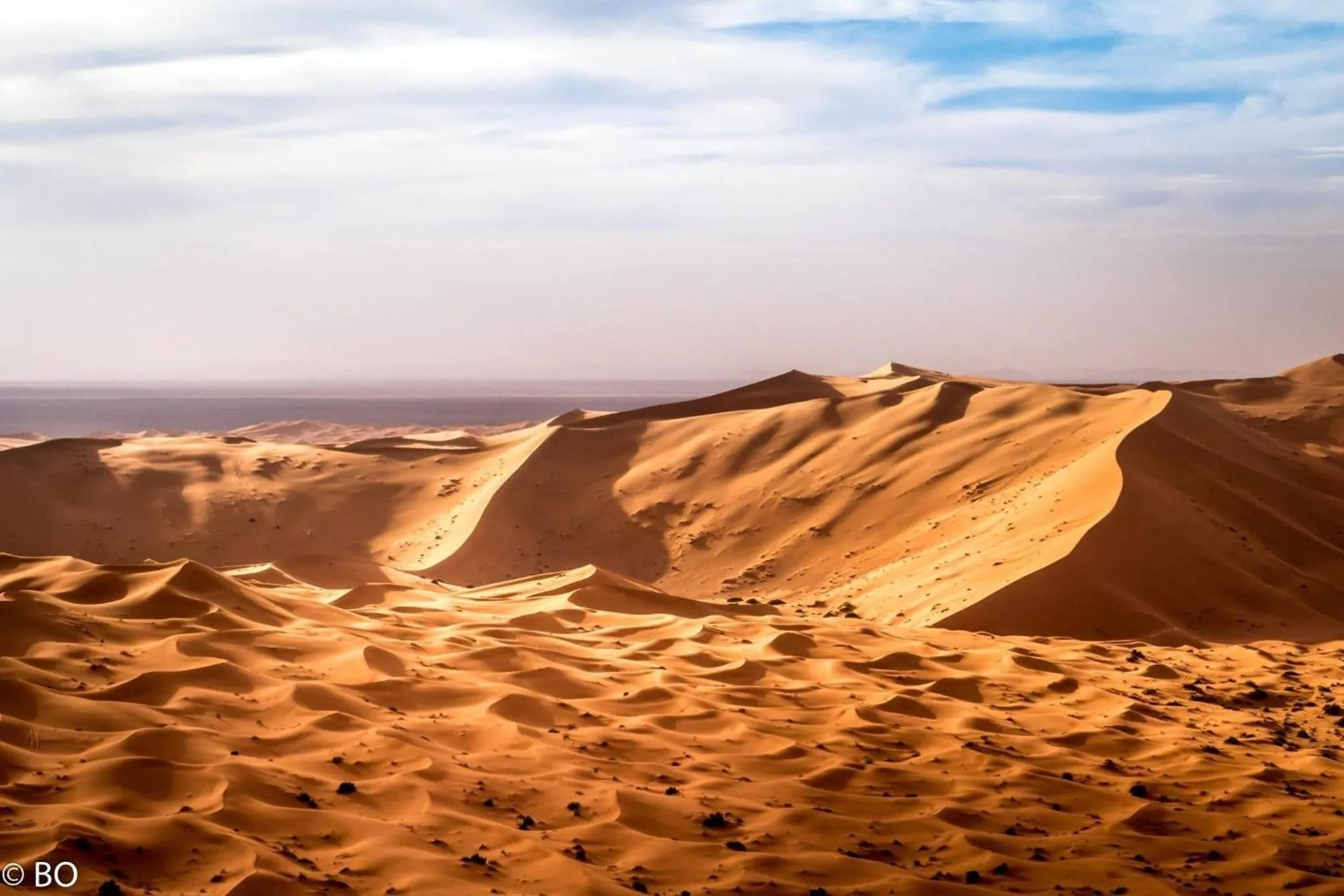 Natural landscape in Sahara wellness camp