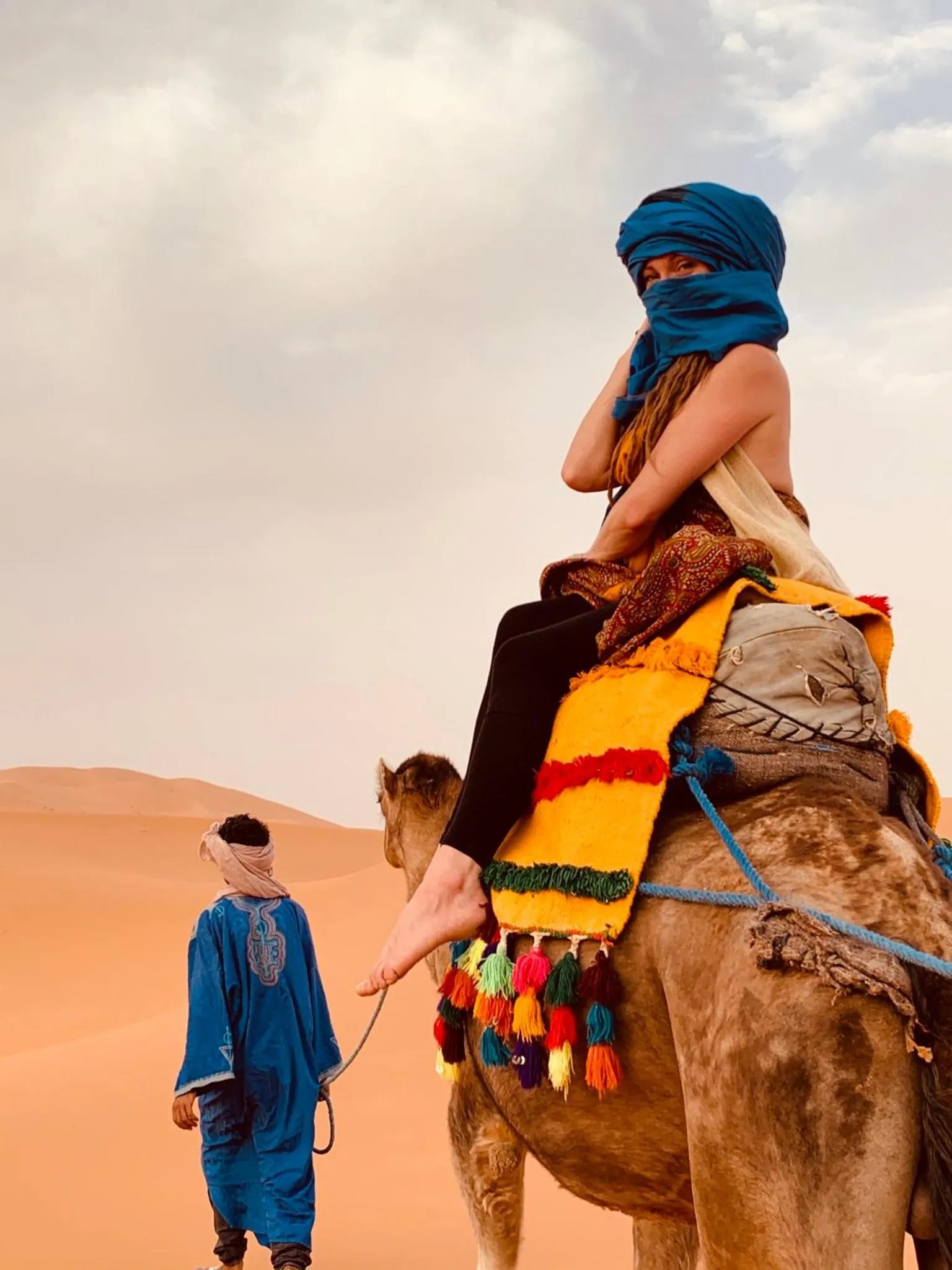 People in Sahara wellness camp