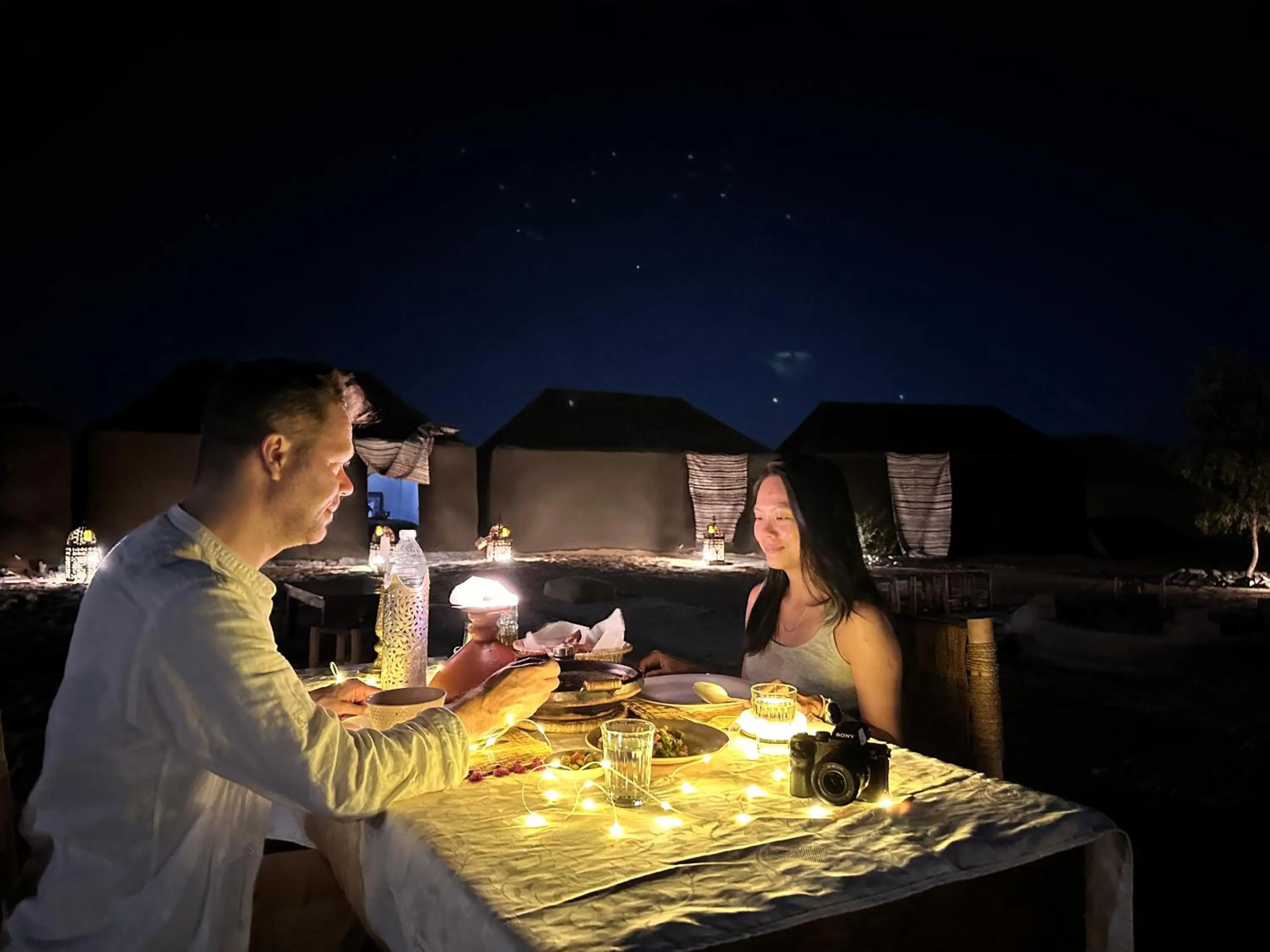 Night in Sahara wellness camp