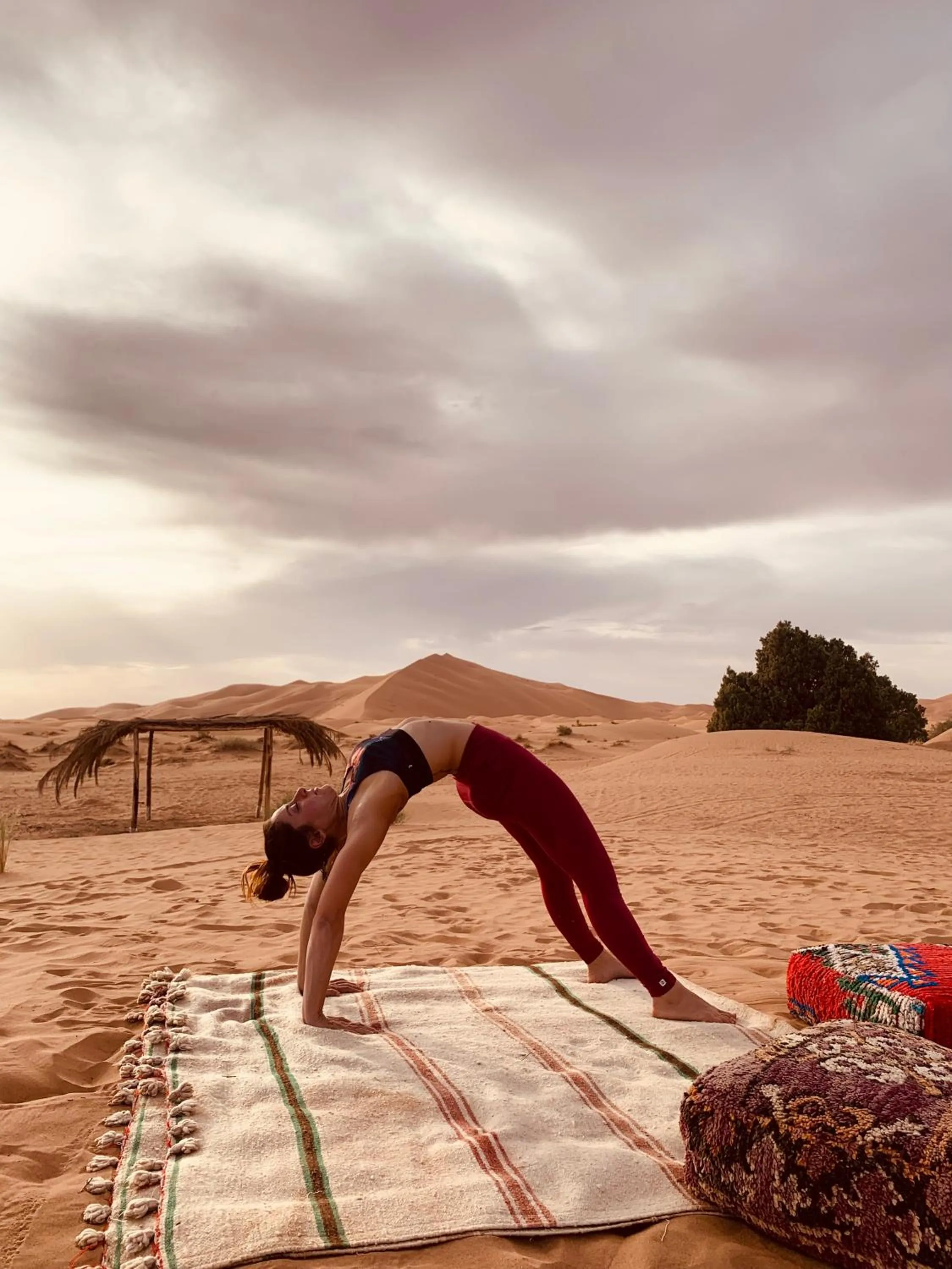 People in Sahara wellness camp