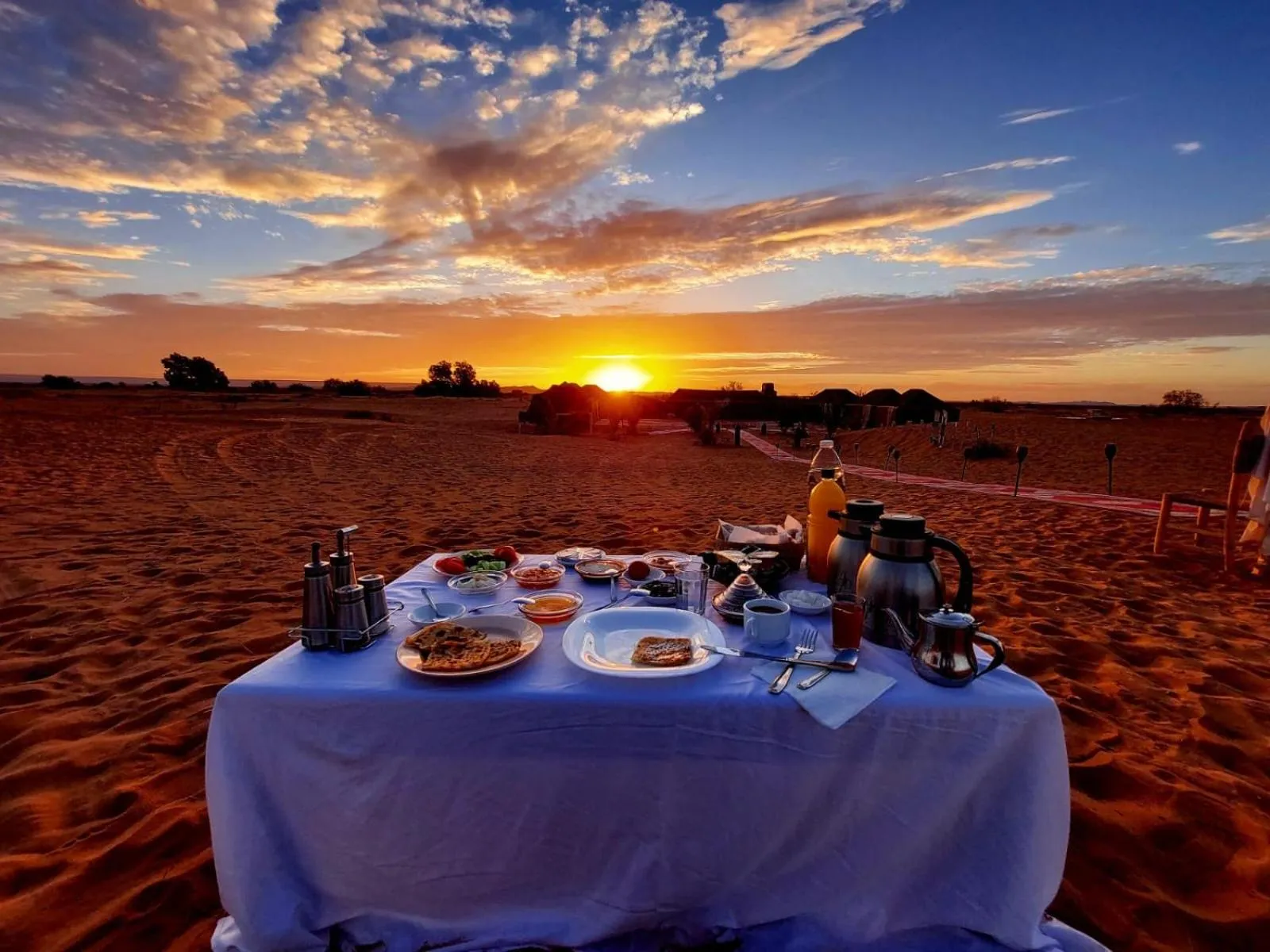 Day in Sahara wellness camp