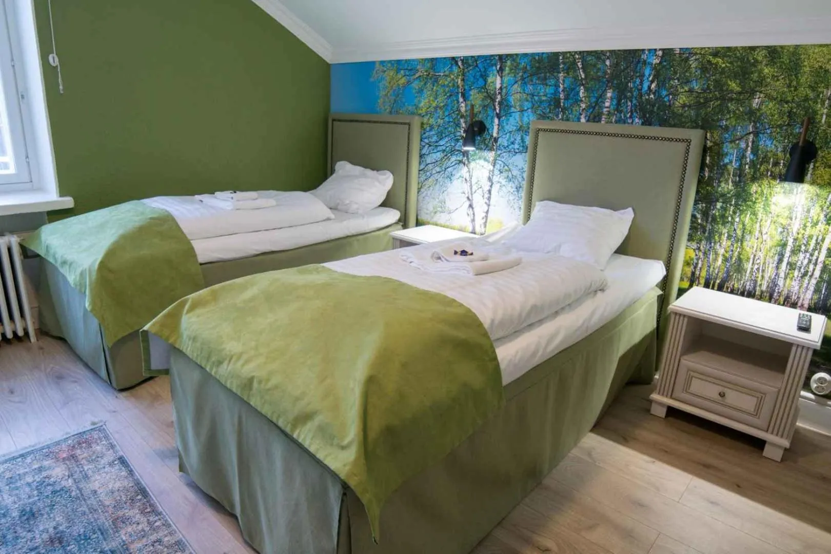 Bed in Vaihmalan Hovi