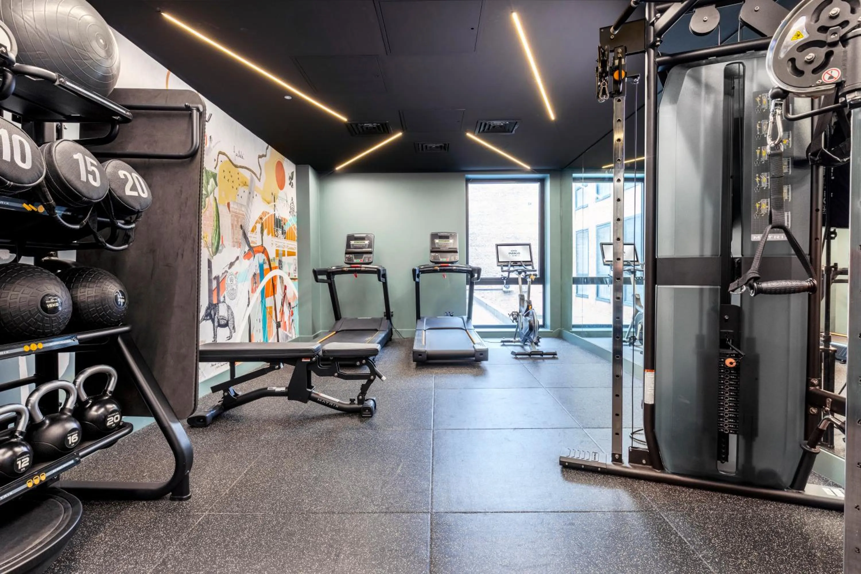 Fitness centre/facilities in Hotel Indigo Newcastle by IHG