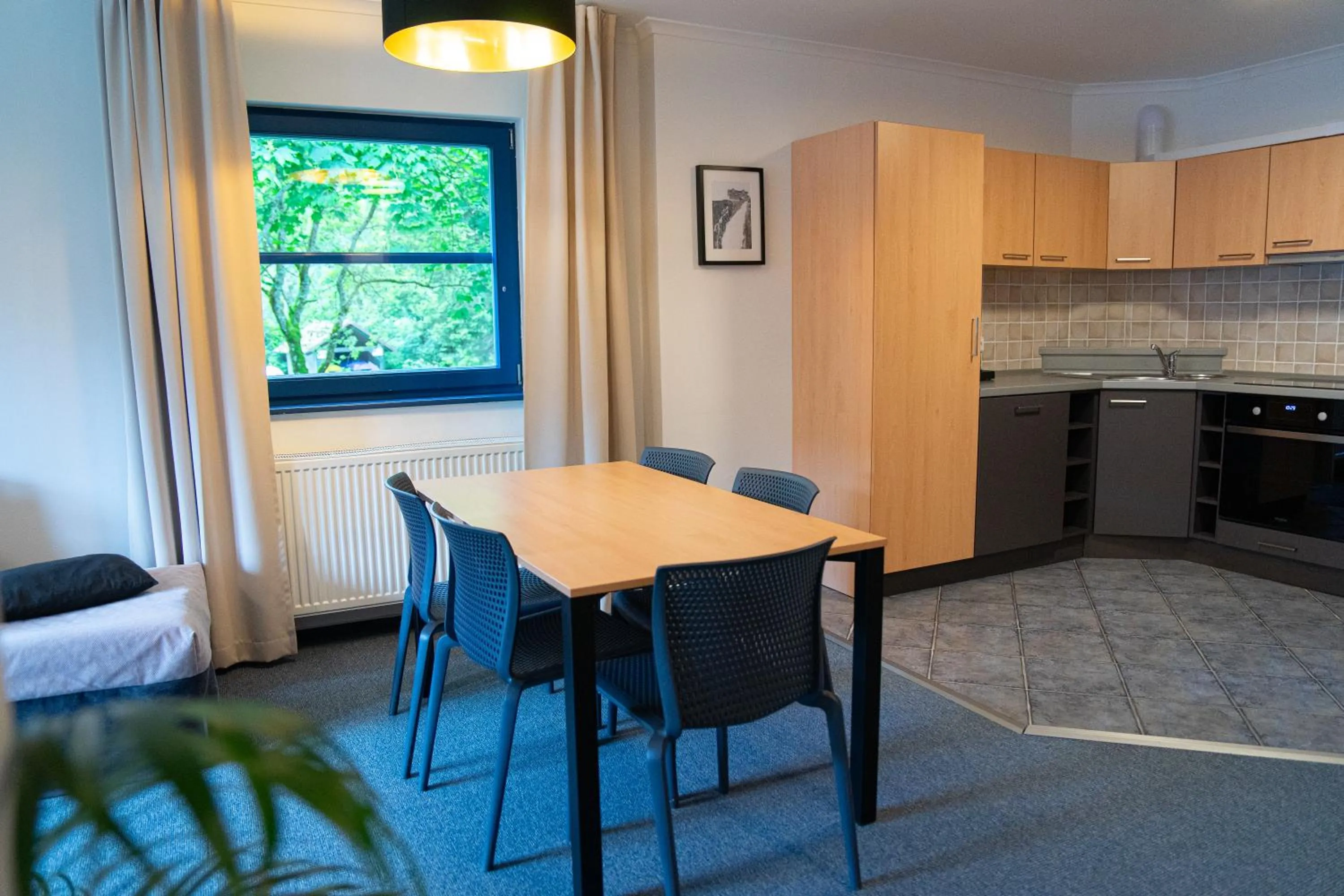 Kitchen or kitchenette in Aqua Park Špindlerův Mlýn