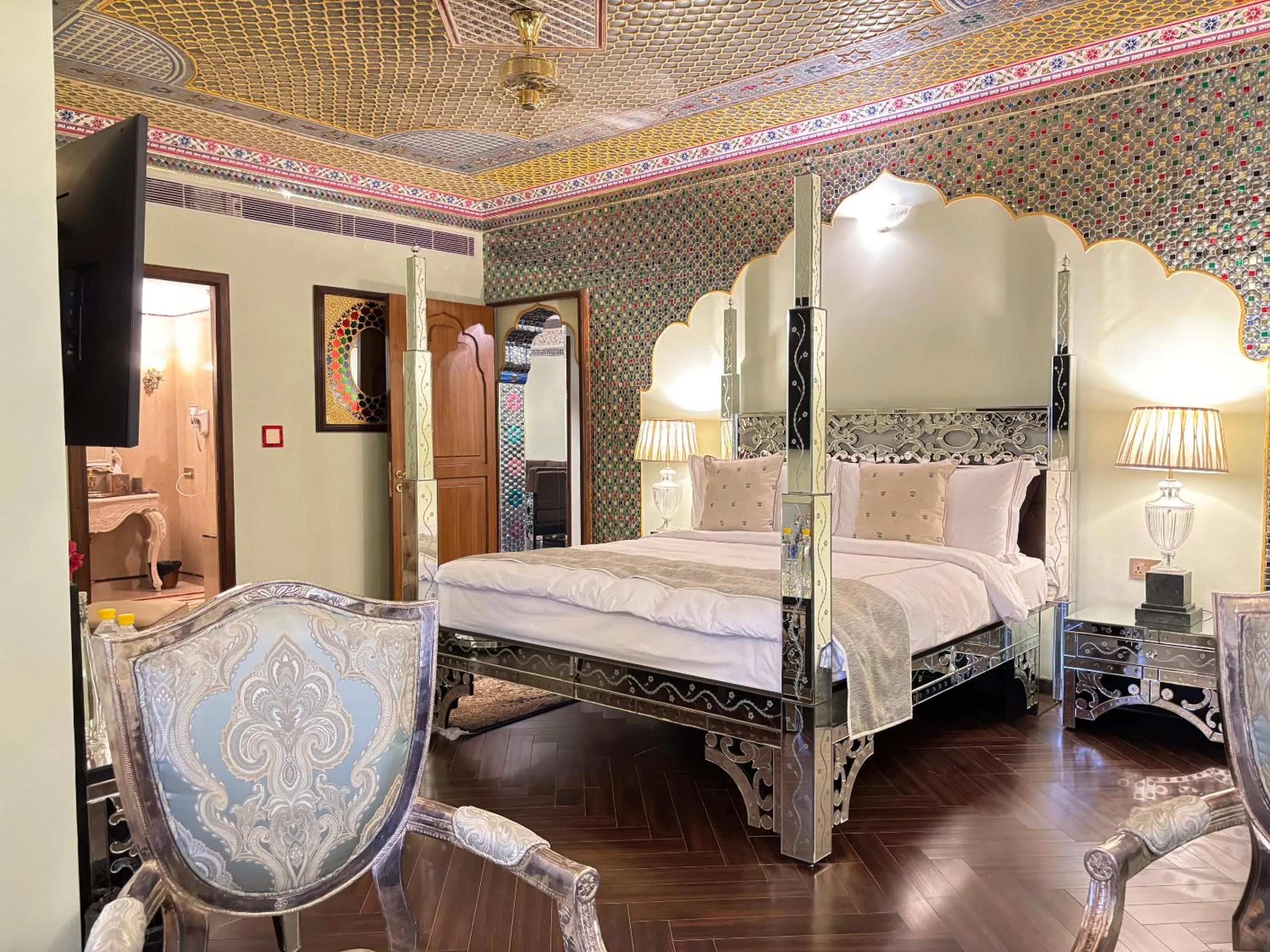 Bedroom, Bed in Fort Rajwada,Jaisalmer