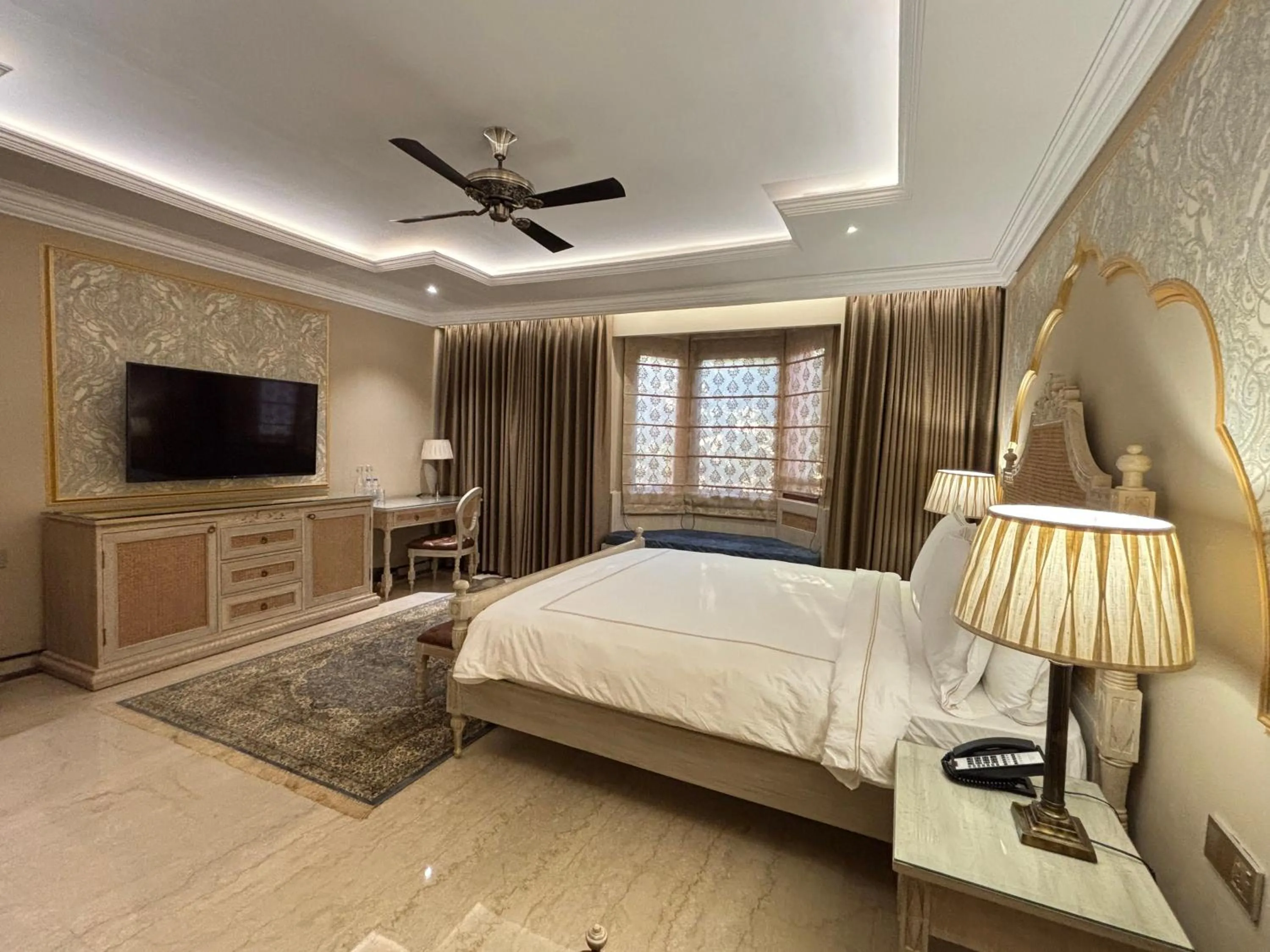 Bedroom, Bed in Fort Rajwada,Jaisalmer