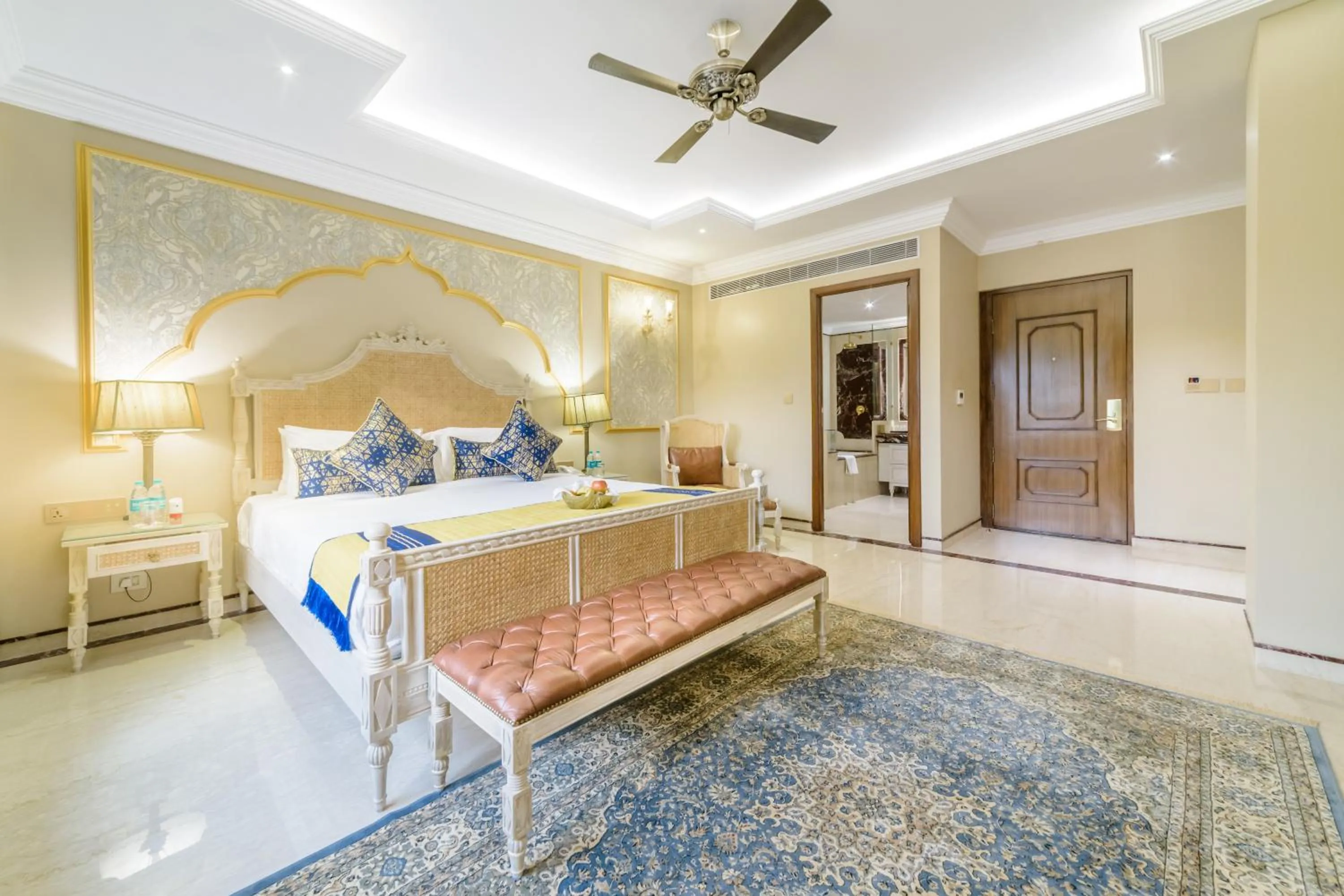 Bed in Fort Rajwada,Jaisalmer