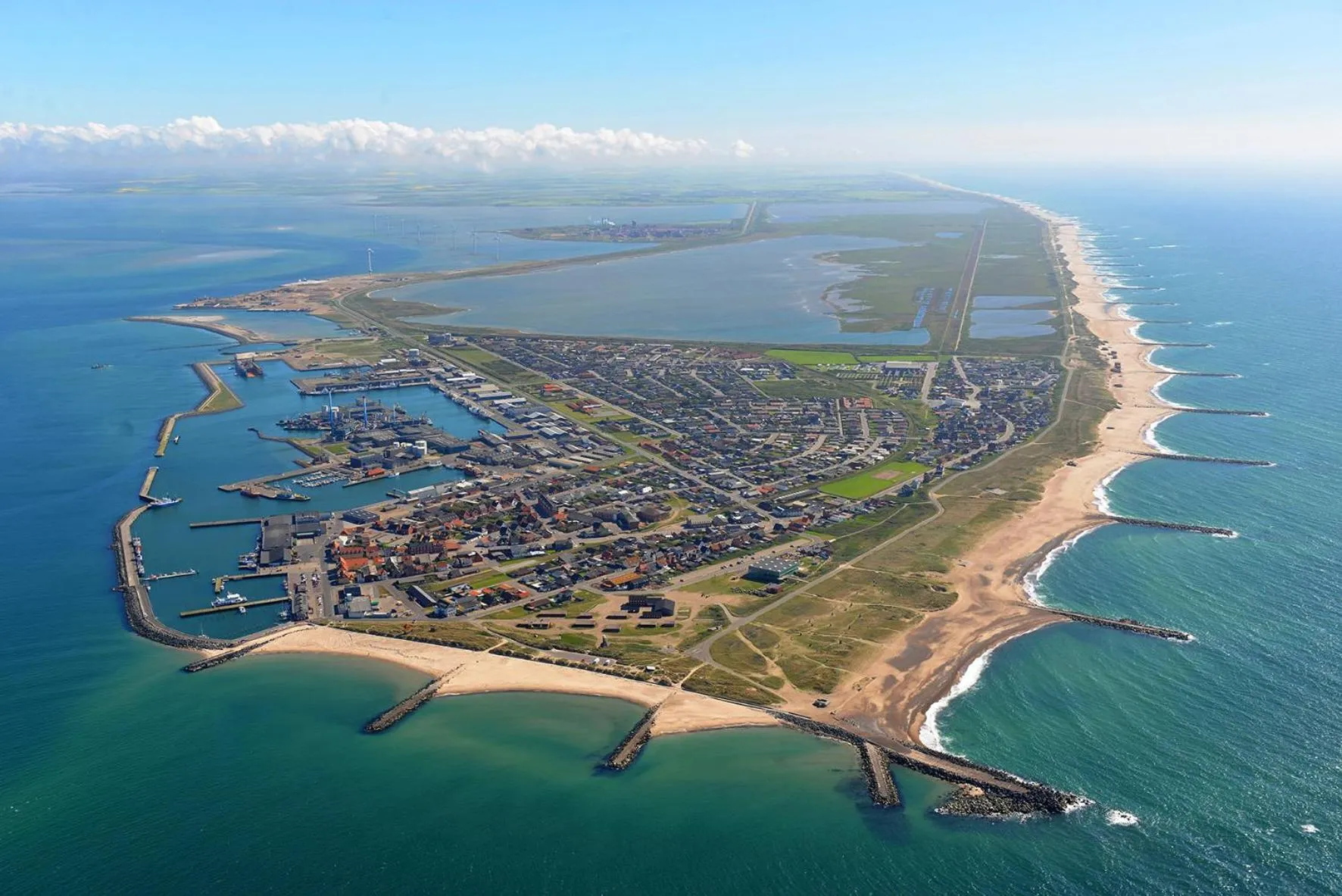 Bird's eye view in Thyborøn Hotel