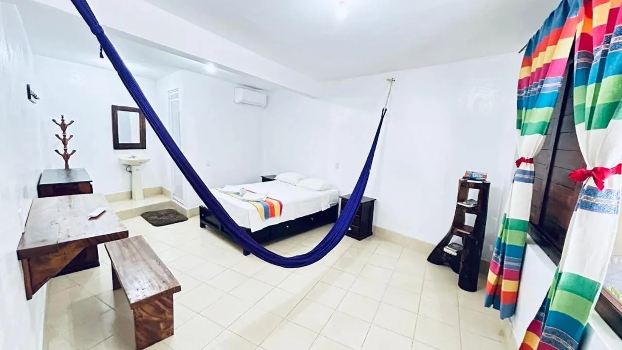 Bed in Hotel Casa del Mar Mazunte