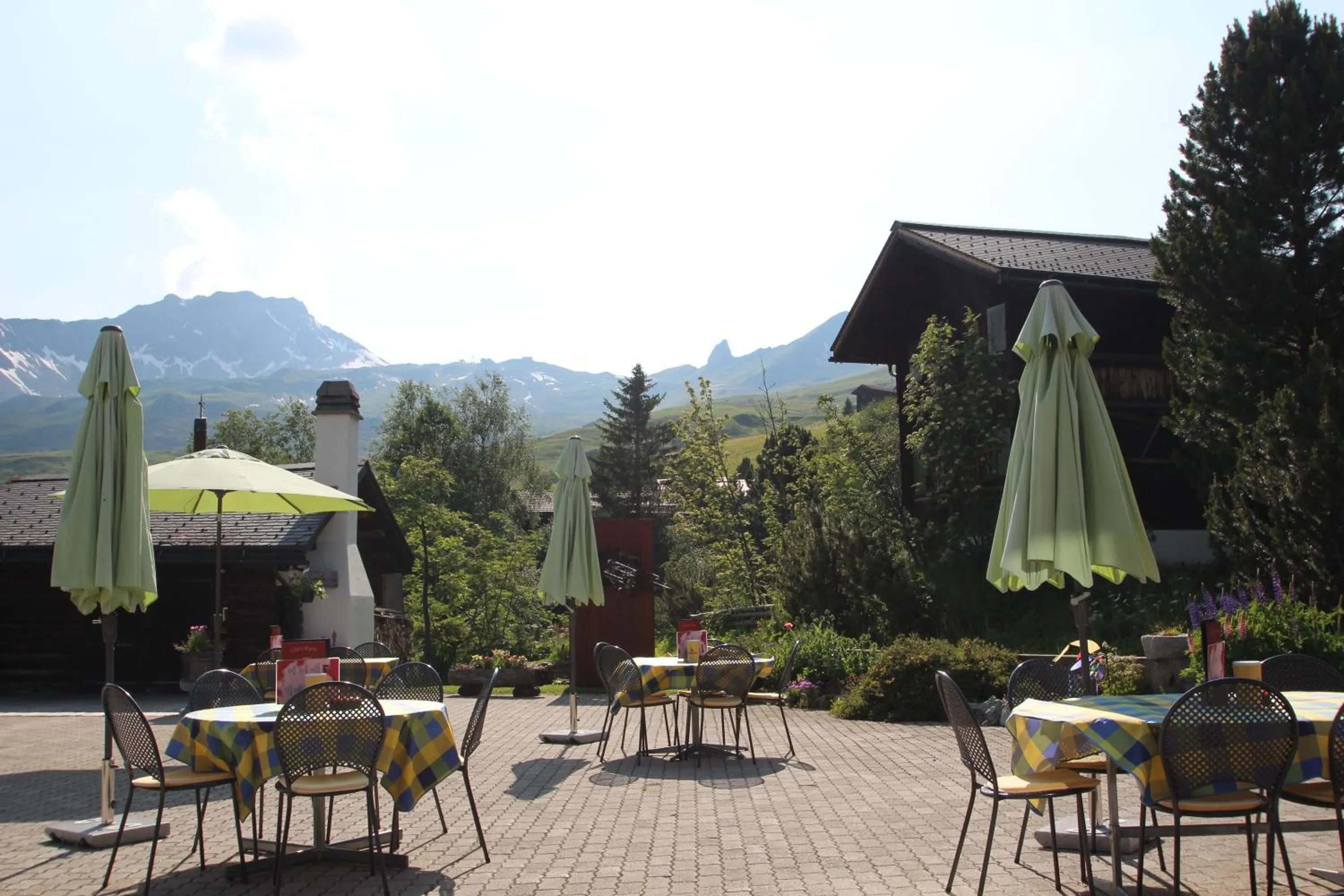 Balcony/Terrace in Hotel Gspan