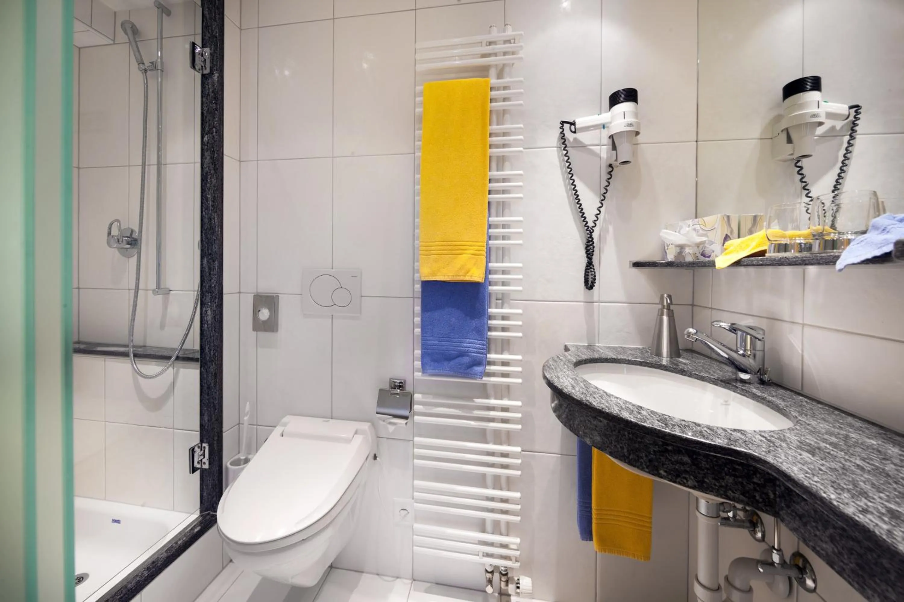 Bathroom in Hotel Gspan