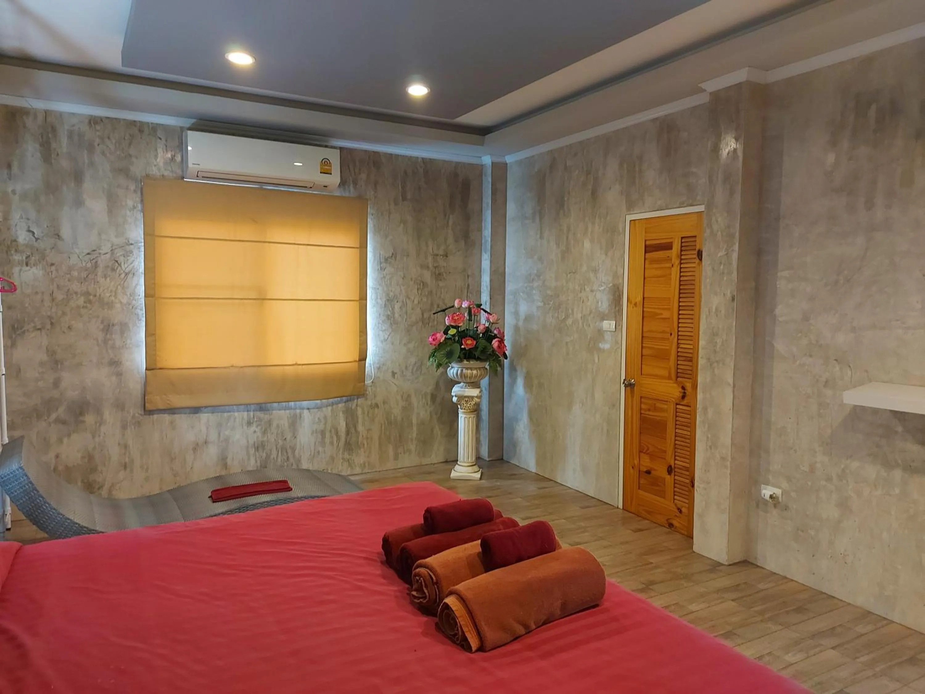 Bed in Baan Chai Thung Resort