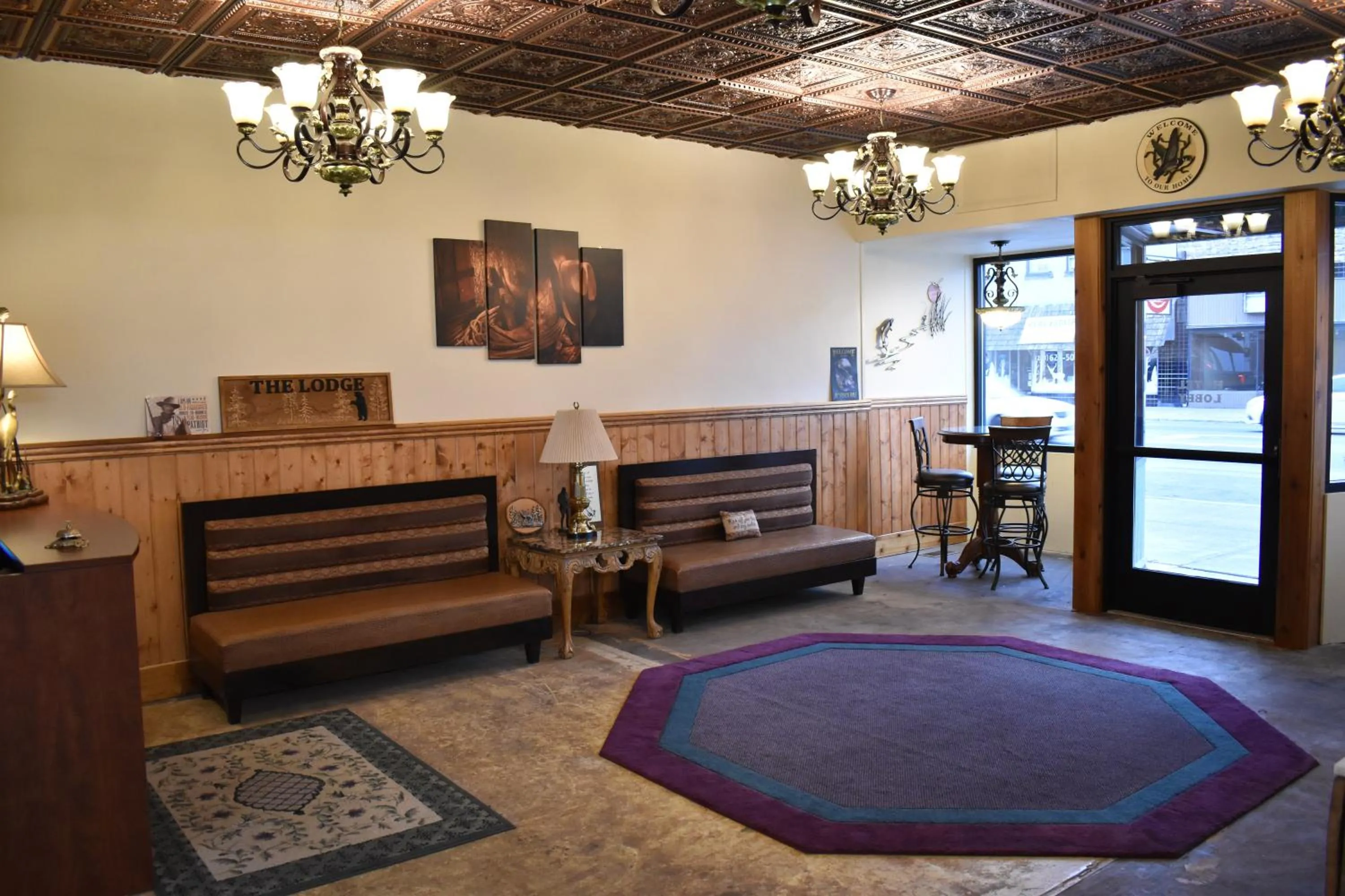 Lobby or reception in Silver Horseshoe Inn