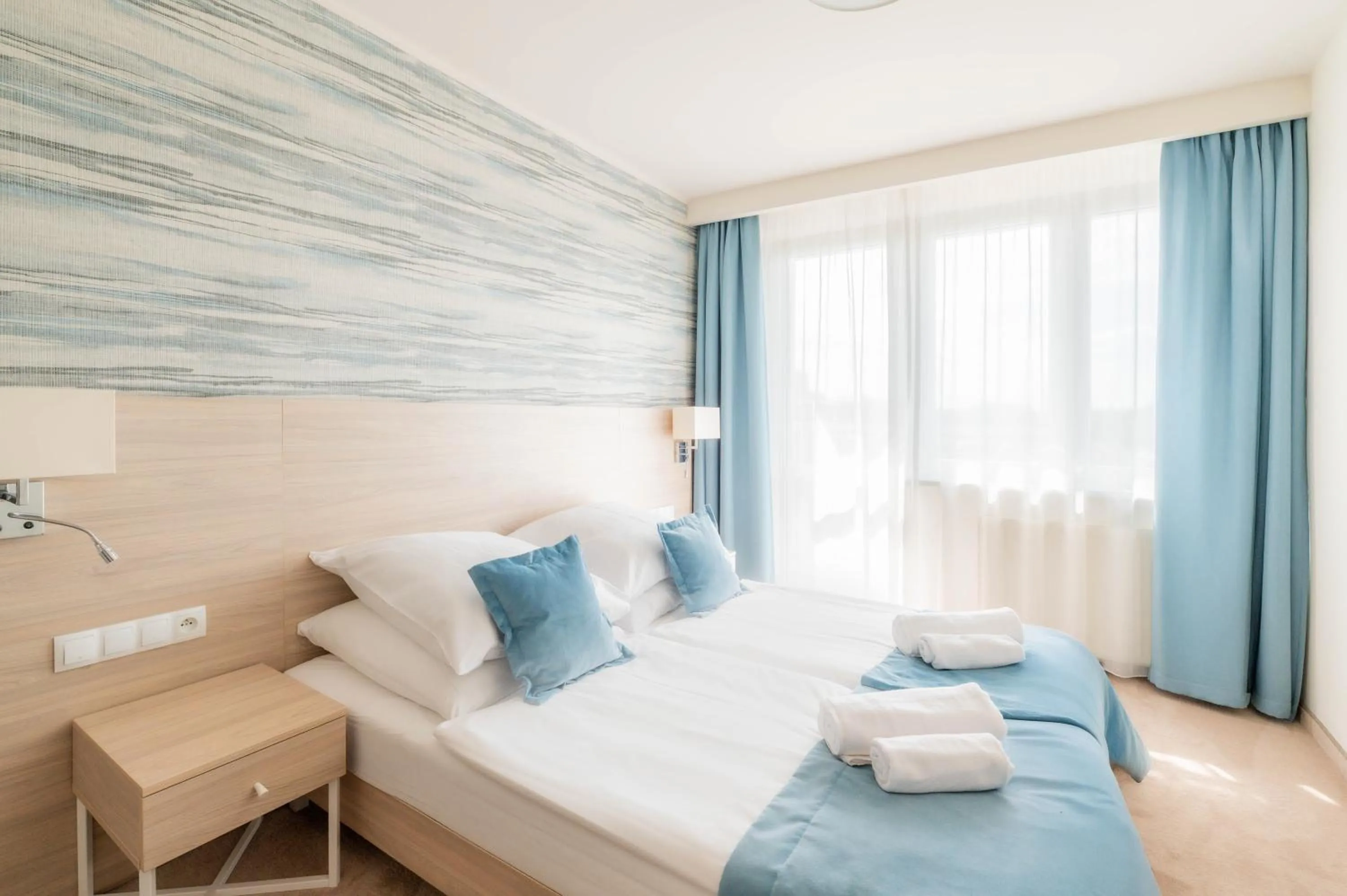 Bed in ALKA Sun Resort