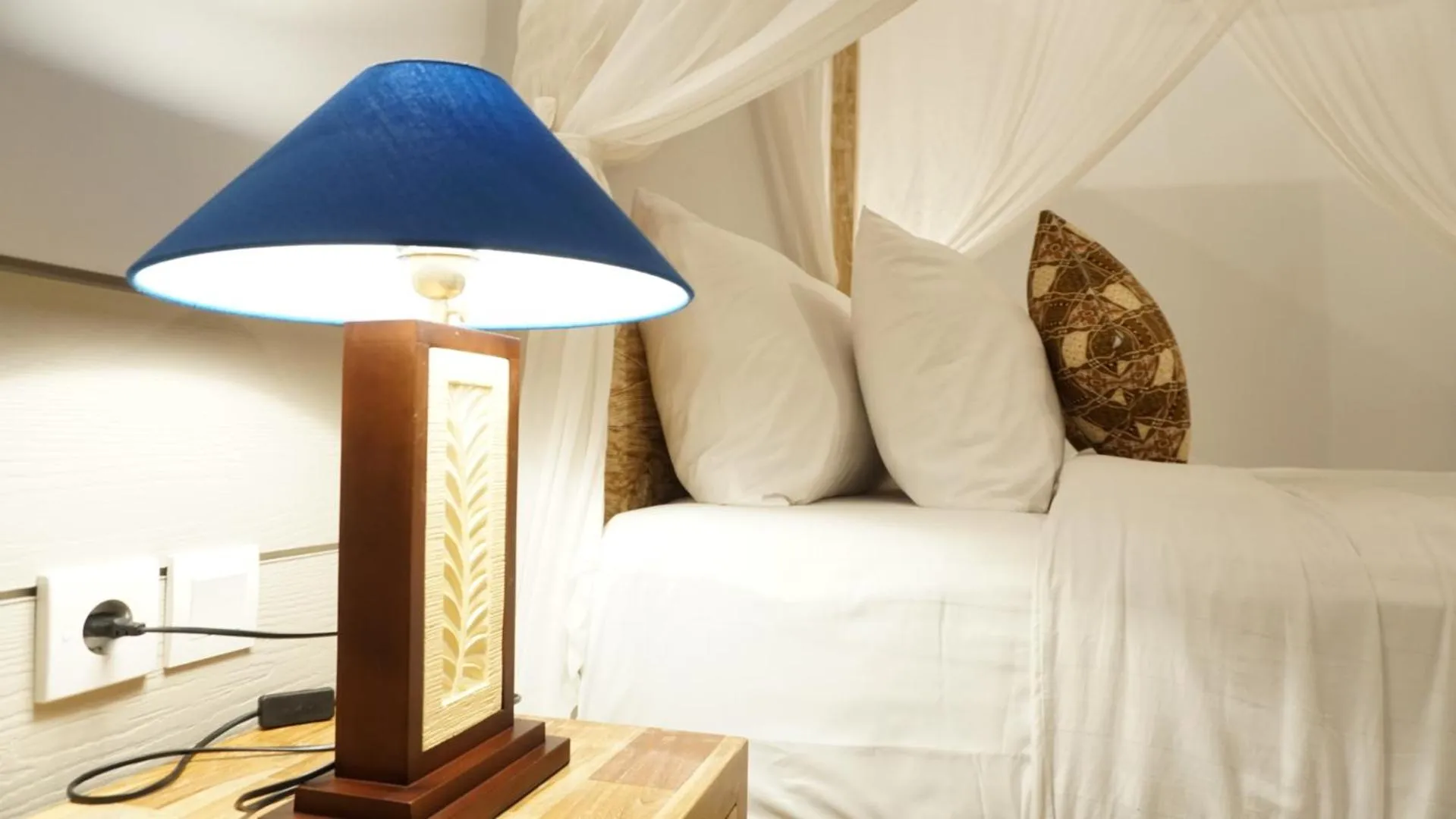 Bed in The Secret Spot Villas