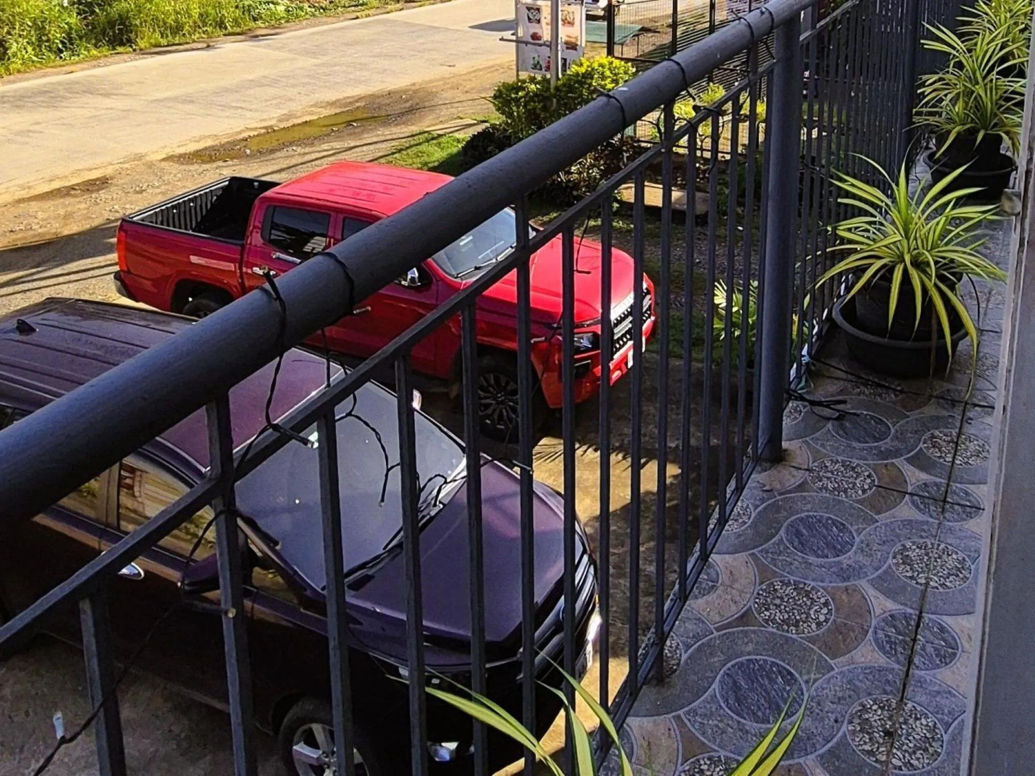 Balcony/Terrace in Green Turtle Backpackers Guesthouse, Puerto Princesa