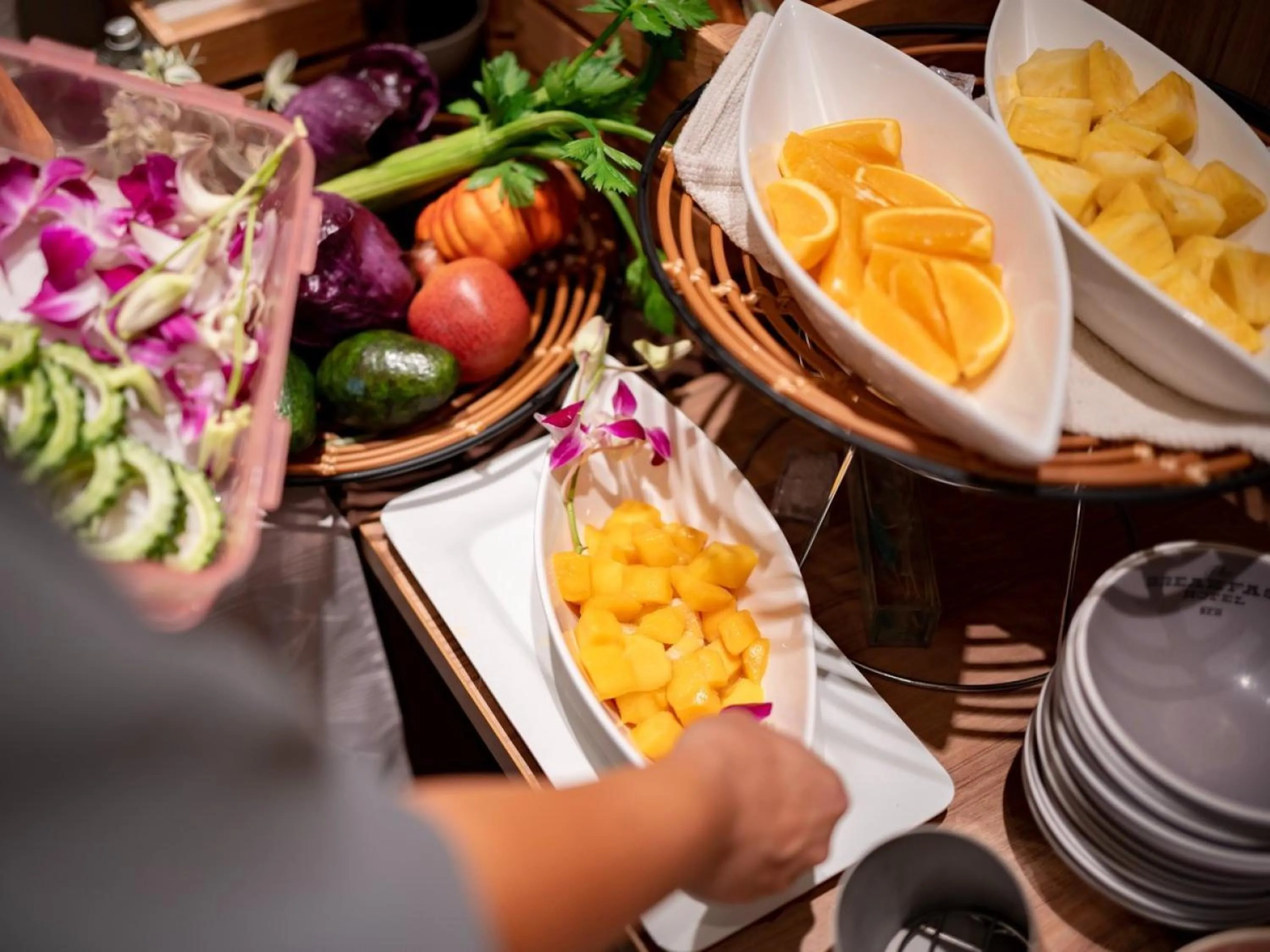 Breakfast in The BREAKFAST HOTEL MARCHE Ishigaki Island