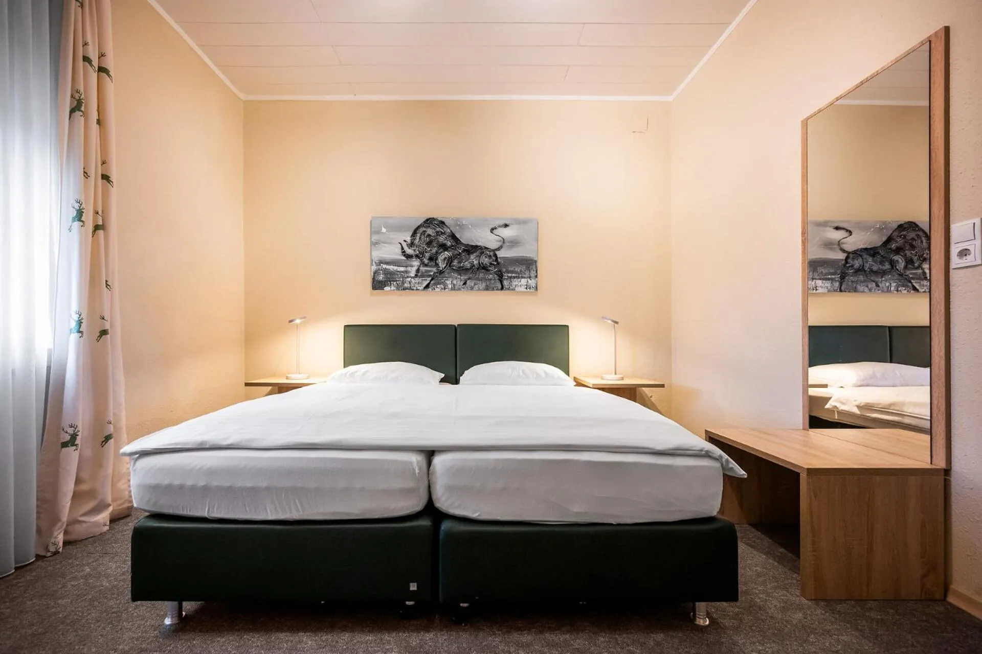 Bed in Motel Zeltweg - Self-Check-in