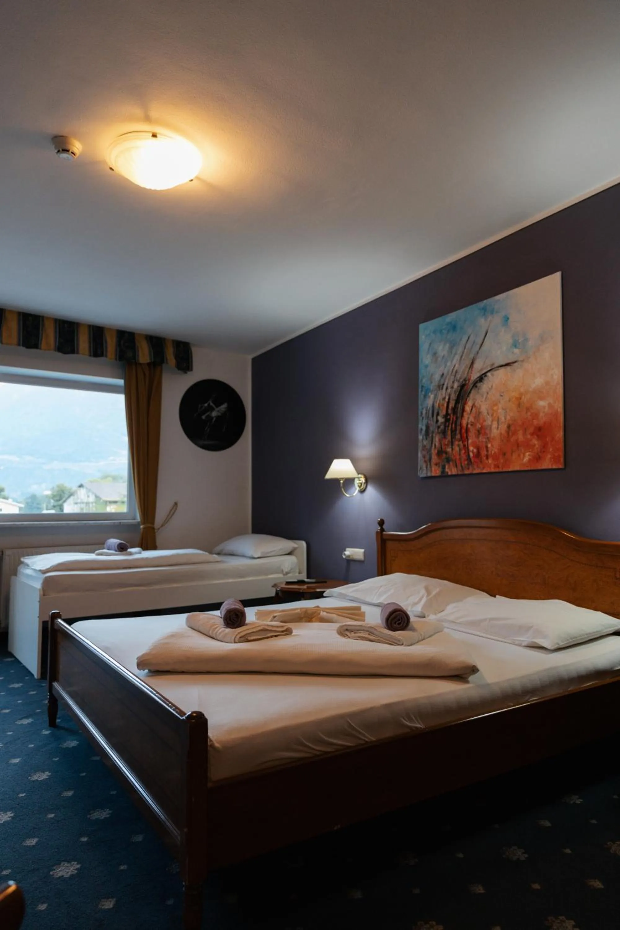 Bed in Hotel Marlingerhof