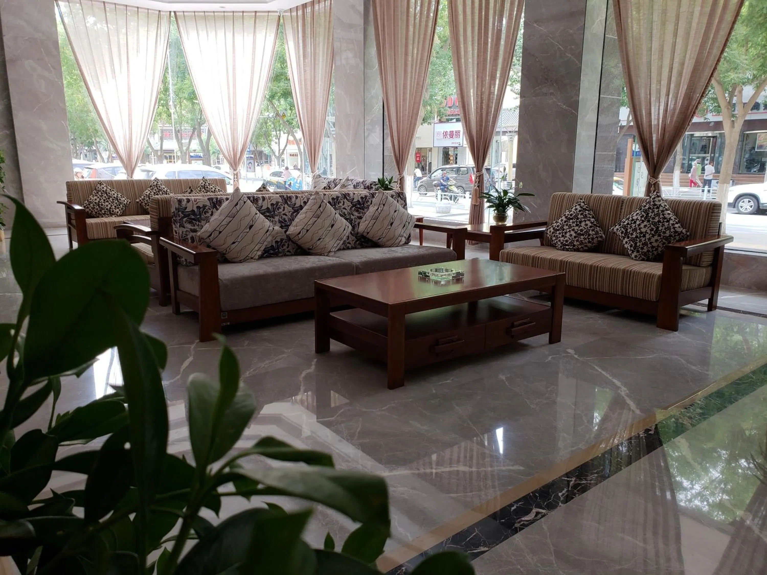 Lobby or reception in Fu Hua International Hotel Dunhuang