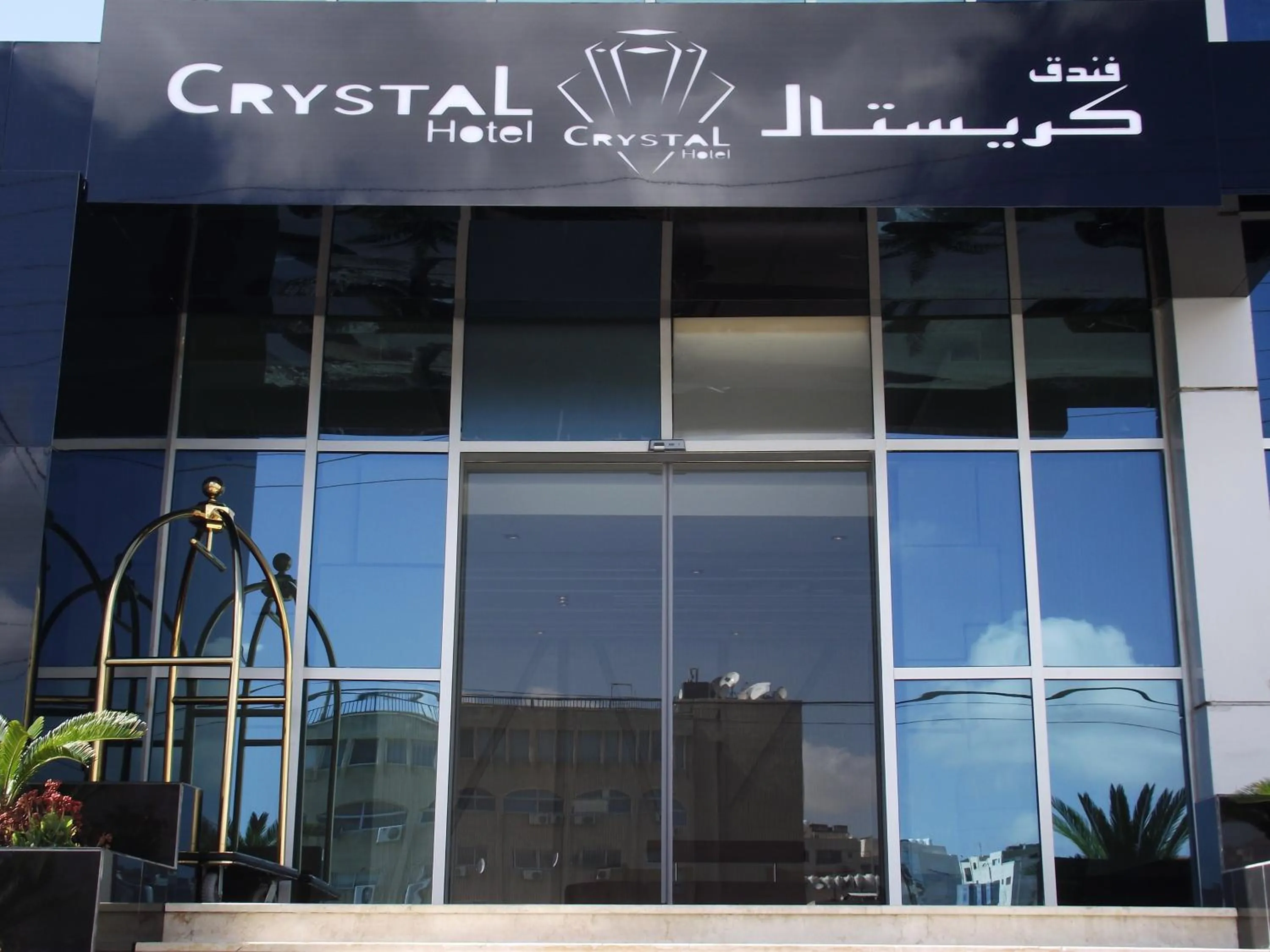 Facade/entrance in Crystal Hotel