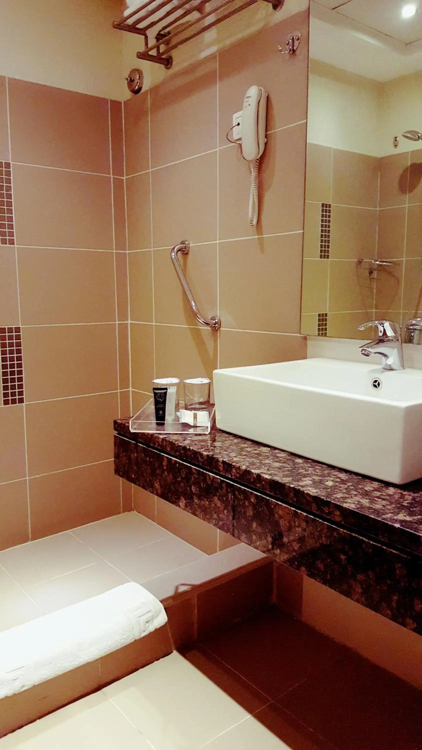 Bathroom in Crystal Hotel