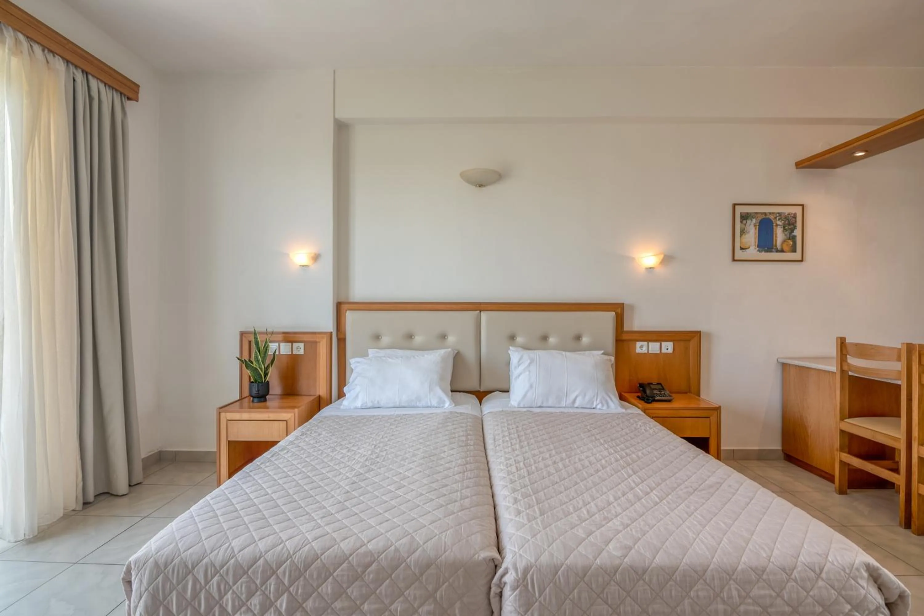 Bed in Castro Beach Hotel